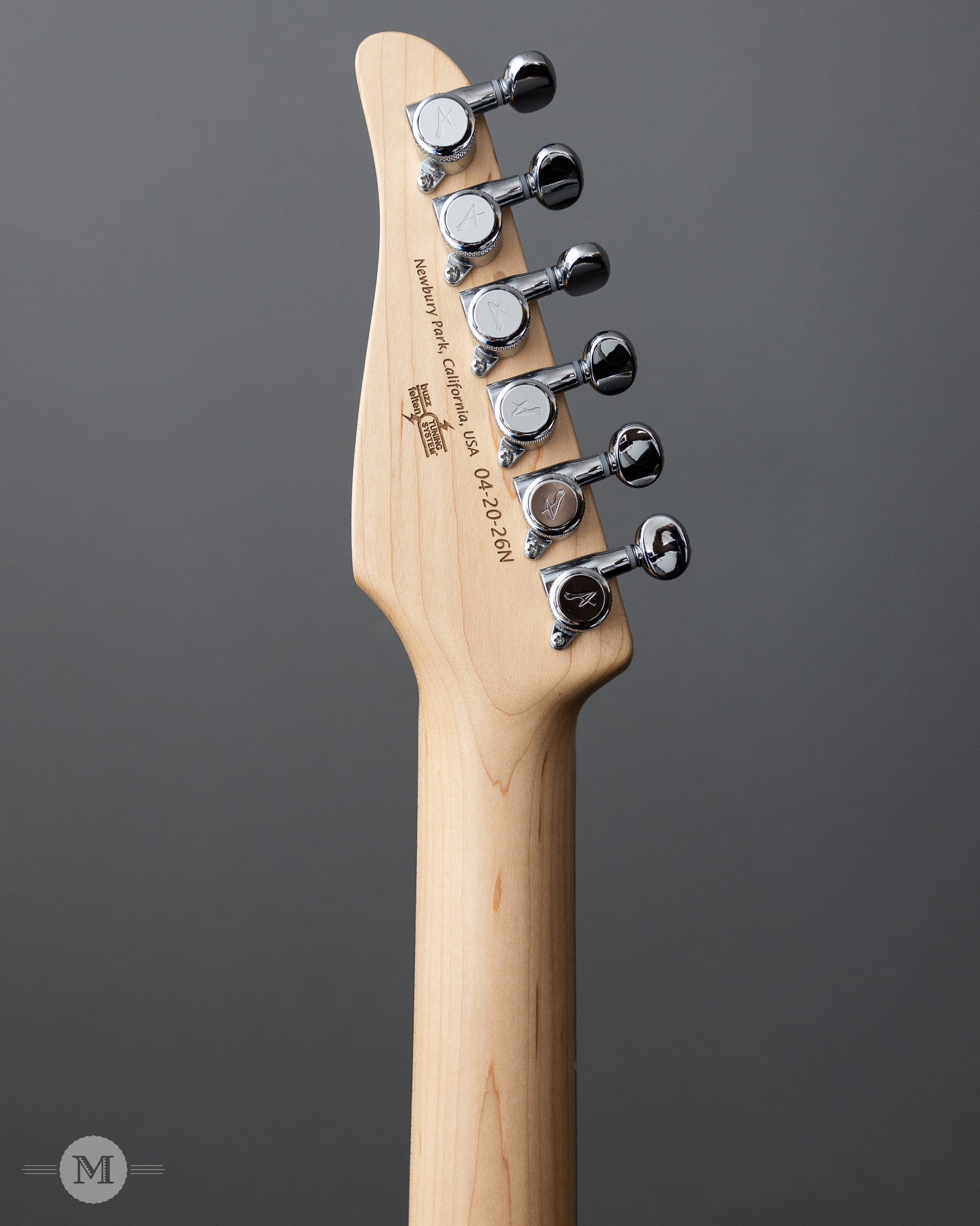 Tom Anderson Guitars - Angel - Teal WakeSurf with Binding