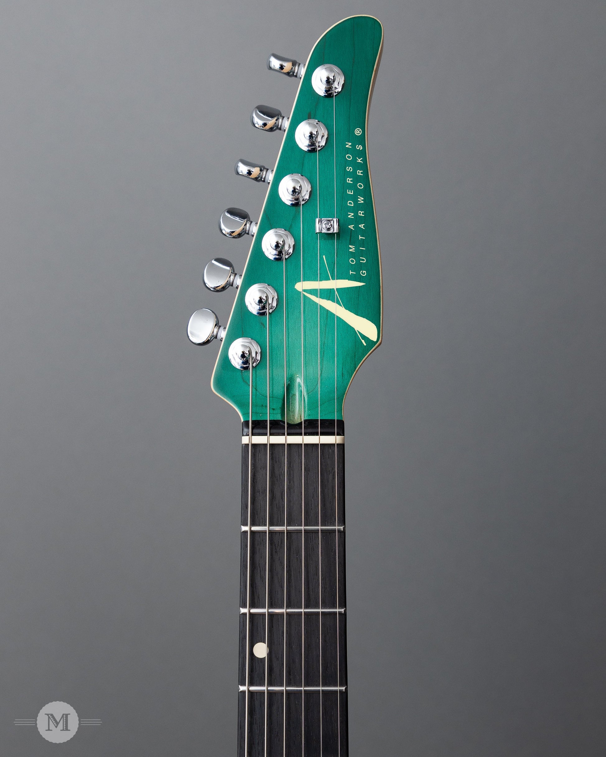 Tom Anderson Guitars - Angel - Teal WakeSurf with Binding