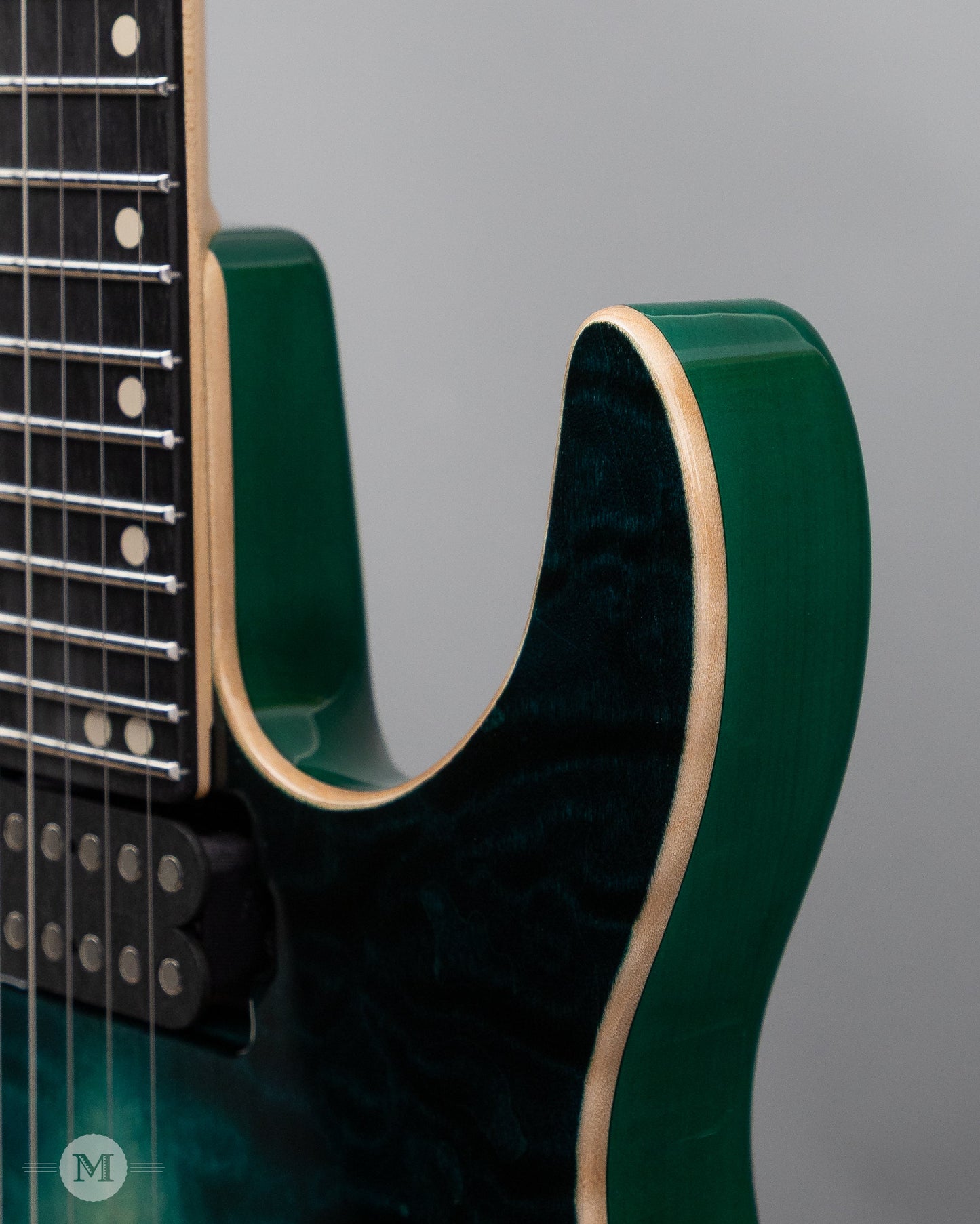 Tom Anderson Guitars - Angel - Teal WakeSurf with Binding