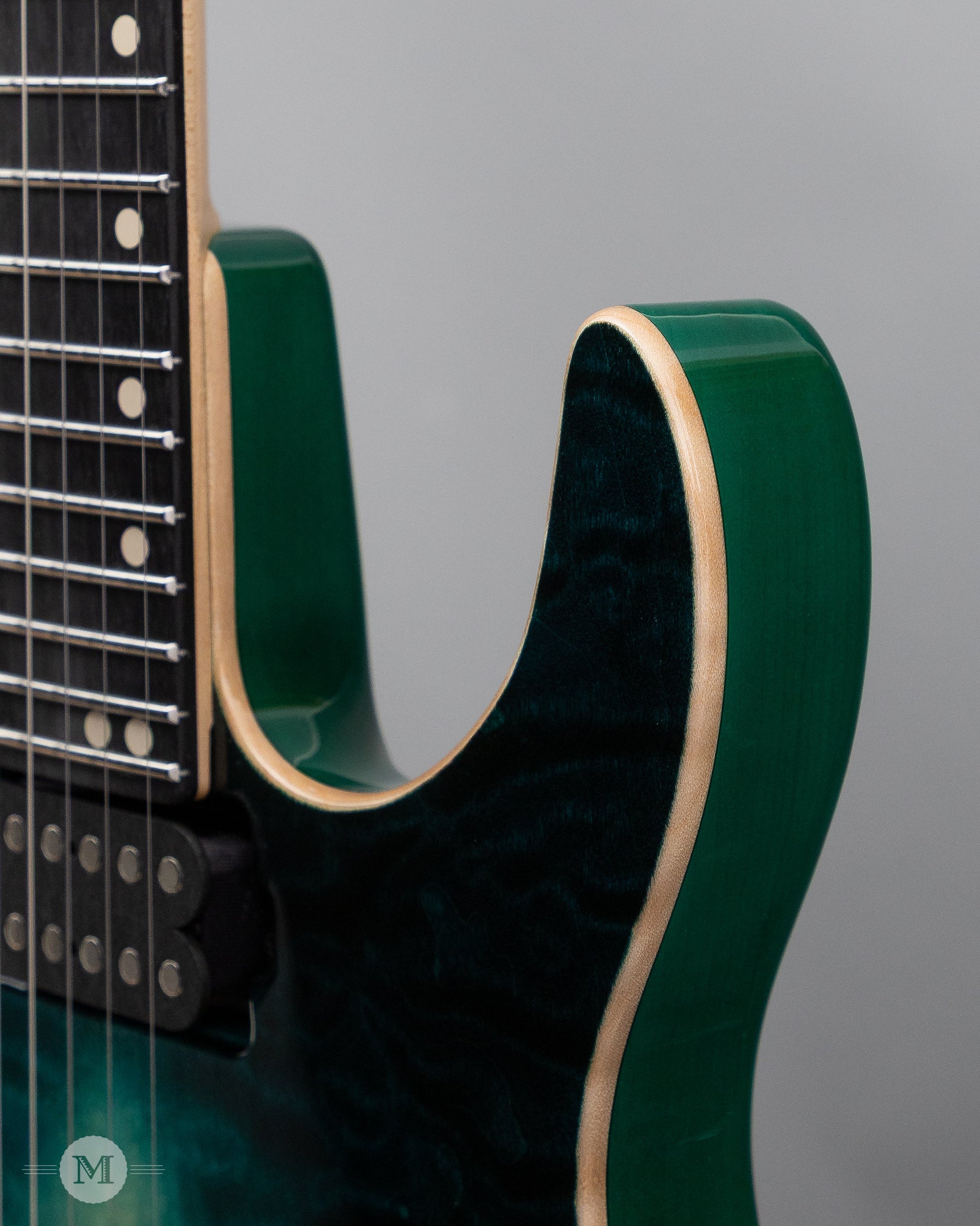 Tom Anderson Guitars - Angel - Teal WakeSurf with Binding
