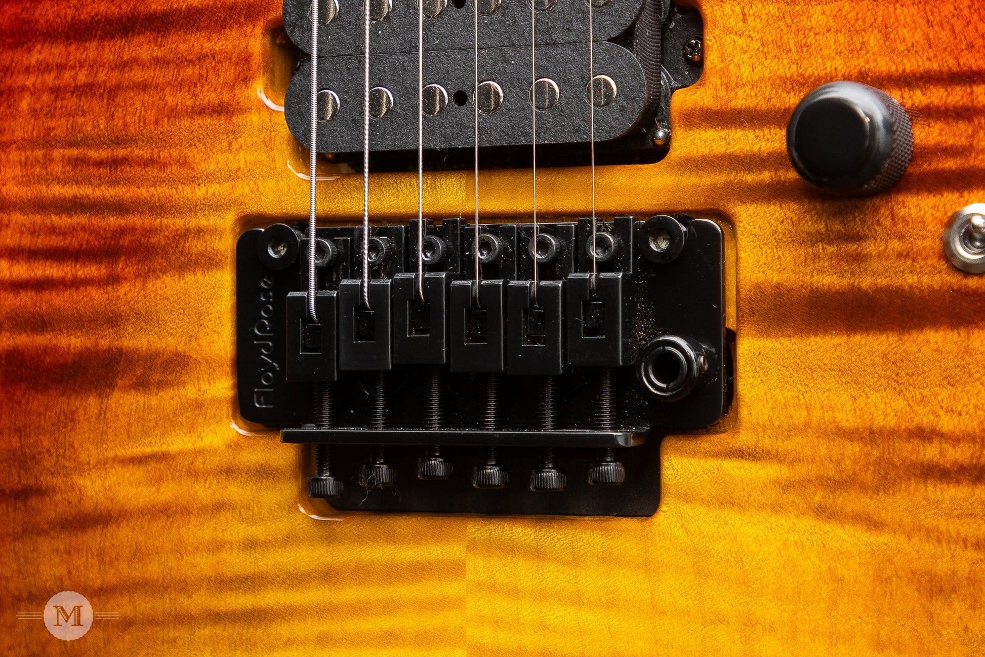 Tom Anderson Guitars - Drop Top S - Fire WakeSurf with Binding