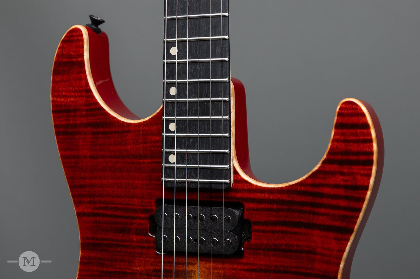 Tom Anderson Guitars - Drop Top S - Fire WakeSurf with Binding