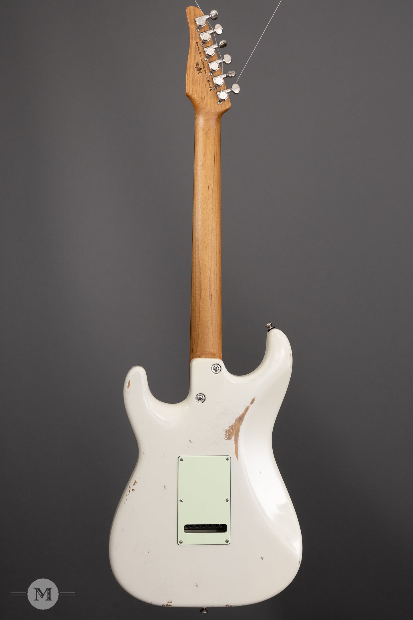 Tom Anderson Electric Guitars - Icon Classic - Olympic White - In-Distress Level 2