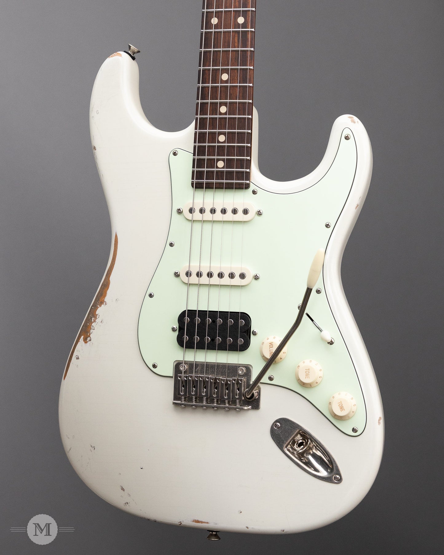 Tom Anderson Electric Guitars - Icon Classic - Olympic White - In-Distress Level 2