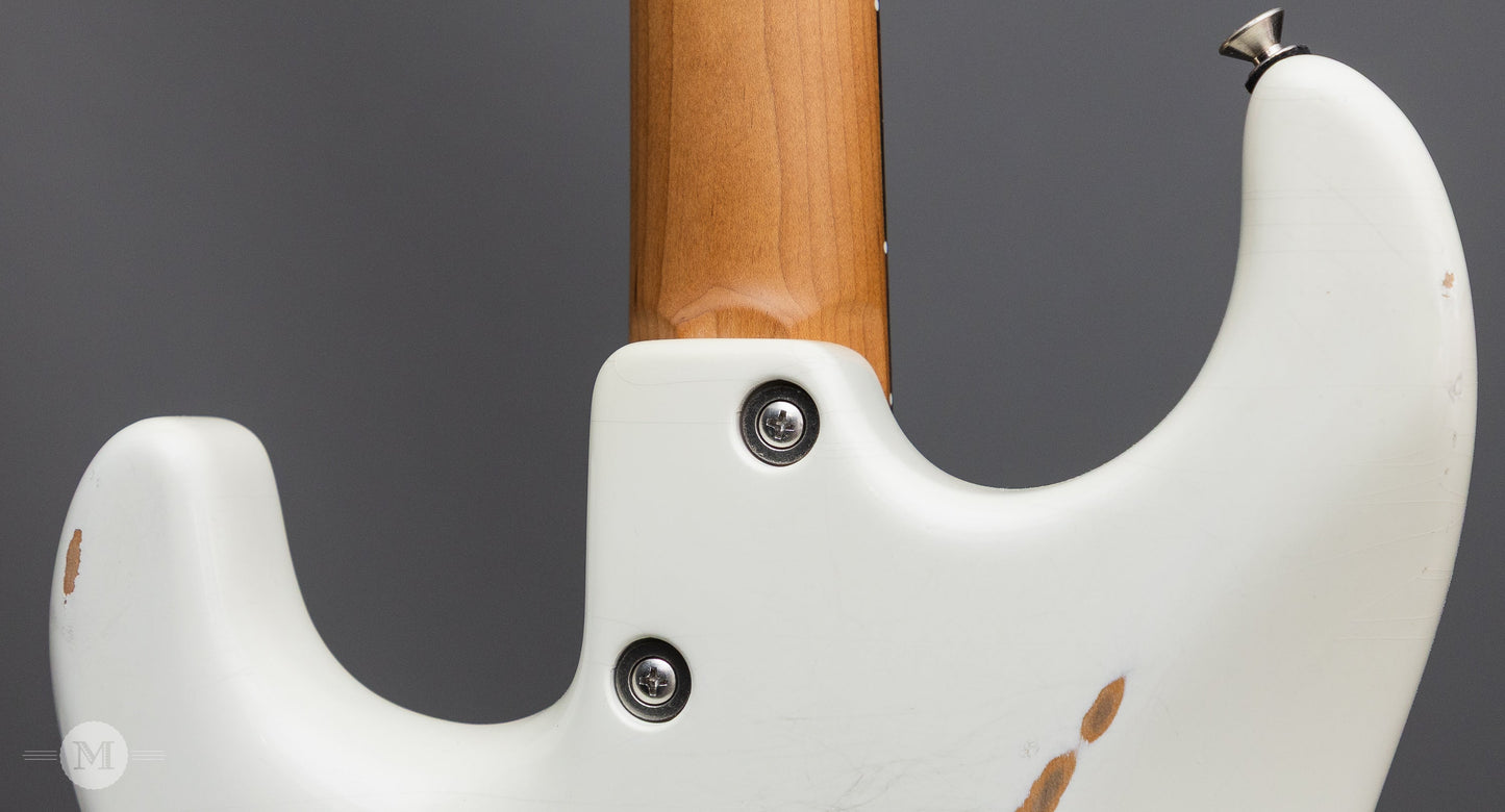 Tom Anderson Electric Guitars - Icon Classic - Olympic White - In-Distress Level 2