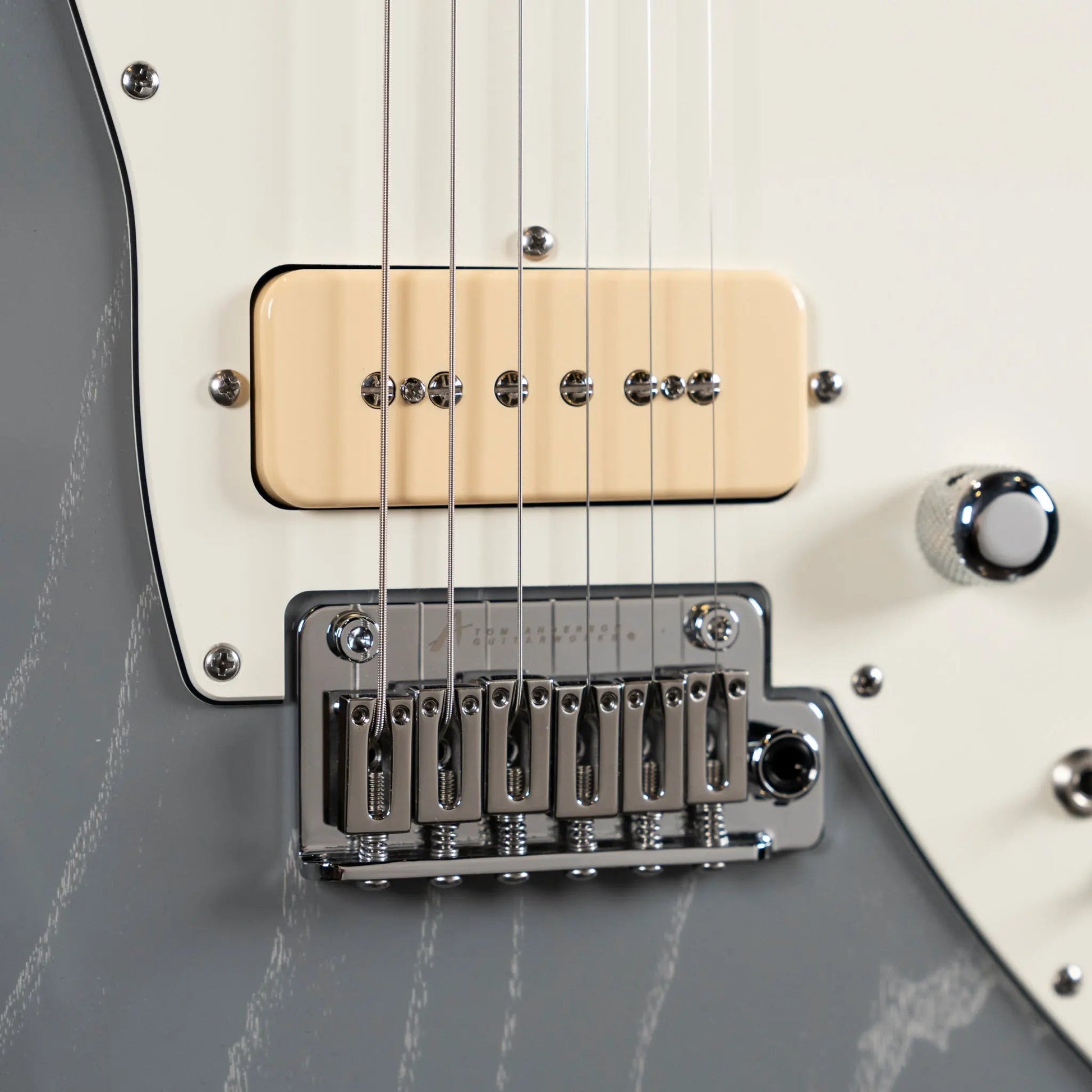 Tom Anderson Raven Classic – Super Sonic Gray with White Dog Hair
