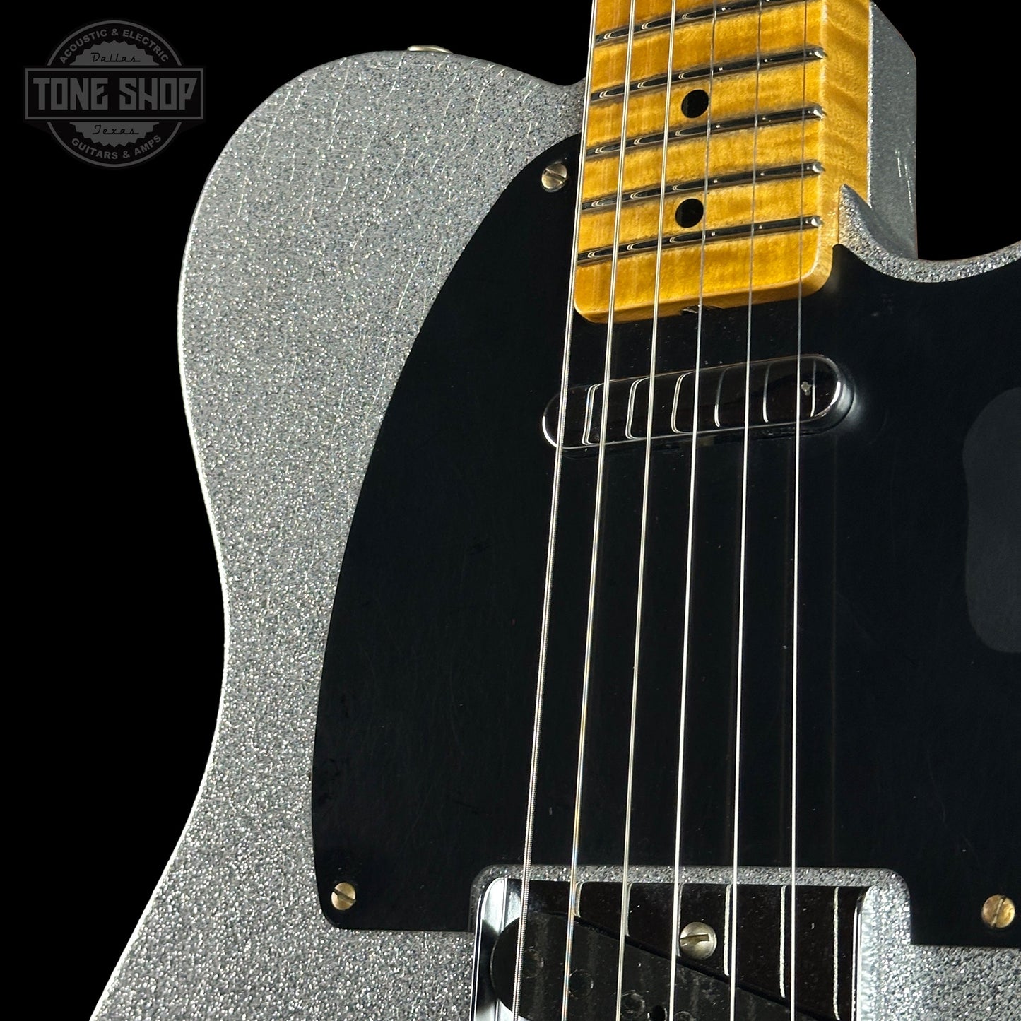 Fender Custom Shop 1951 Nocaster Journeyman Relic Silver Sparkle w/case