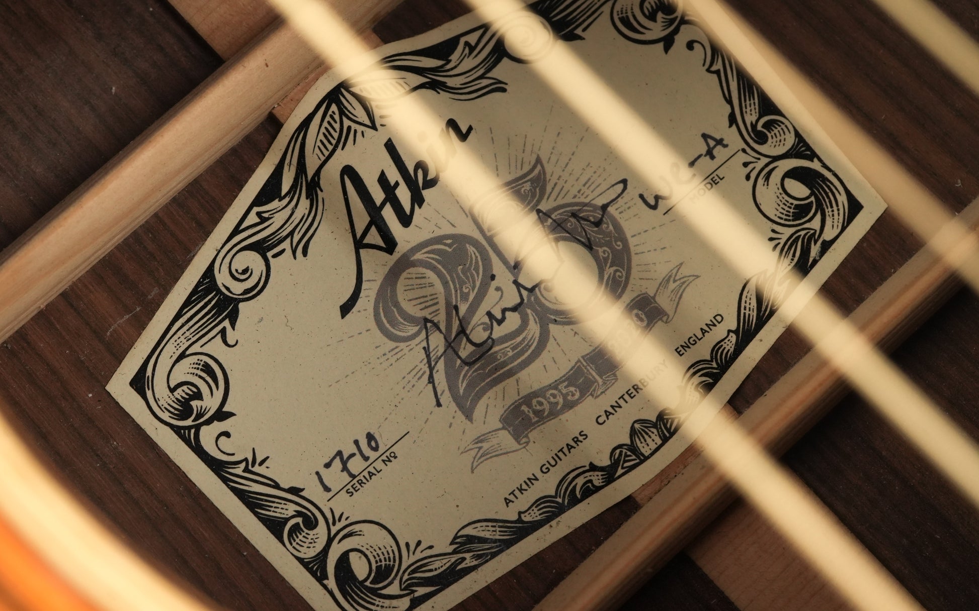 Atkin White Rice WR-A Dreadnought Aged 2020