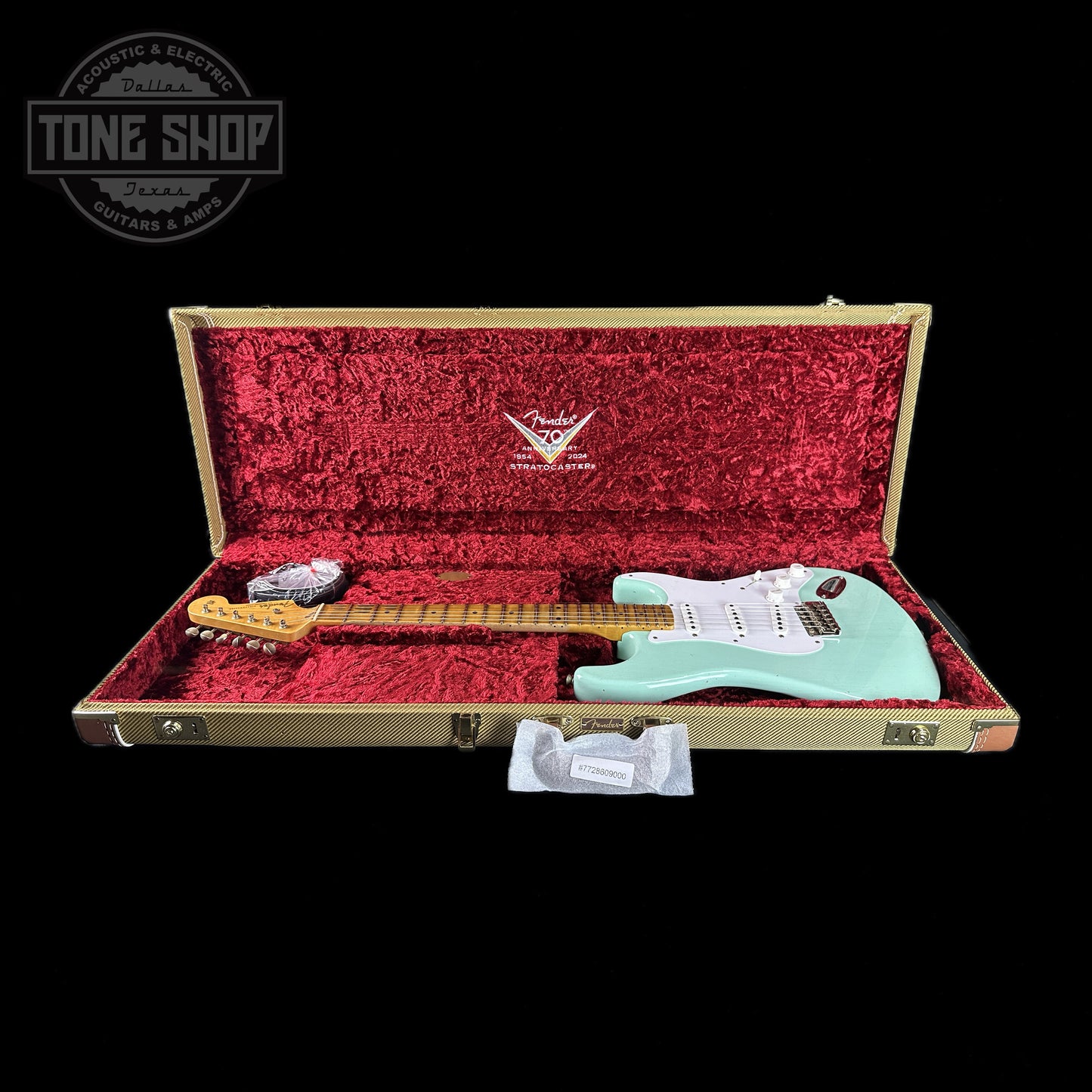 Fender Custom Shop LTD 70th Anniversary 1954 Stratocaster Surf Green w/case