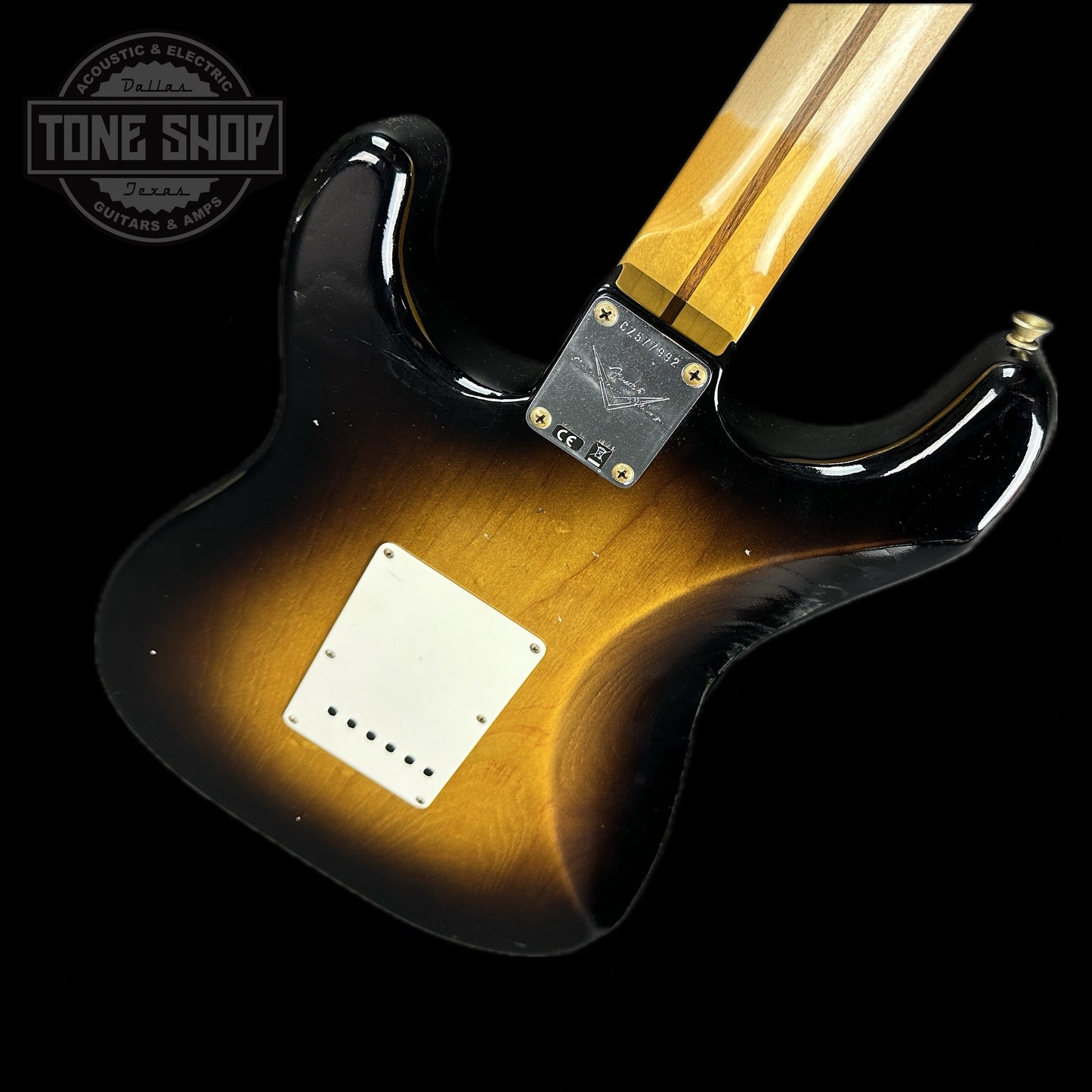 Fender Custom Shop 1956 Stratocaster Journeyman Relic Maple Neck Wide-Fade 2-Color Sunburst w/case CZ577992