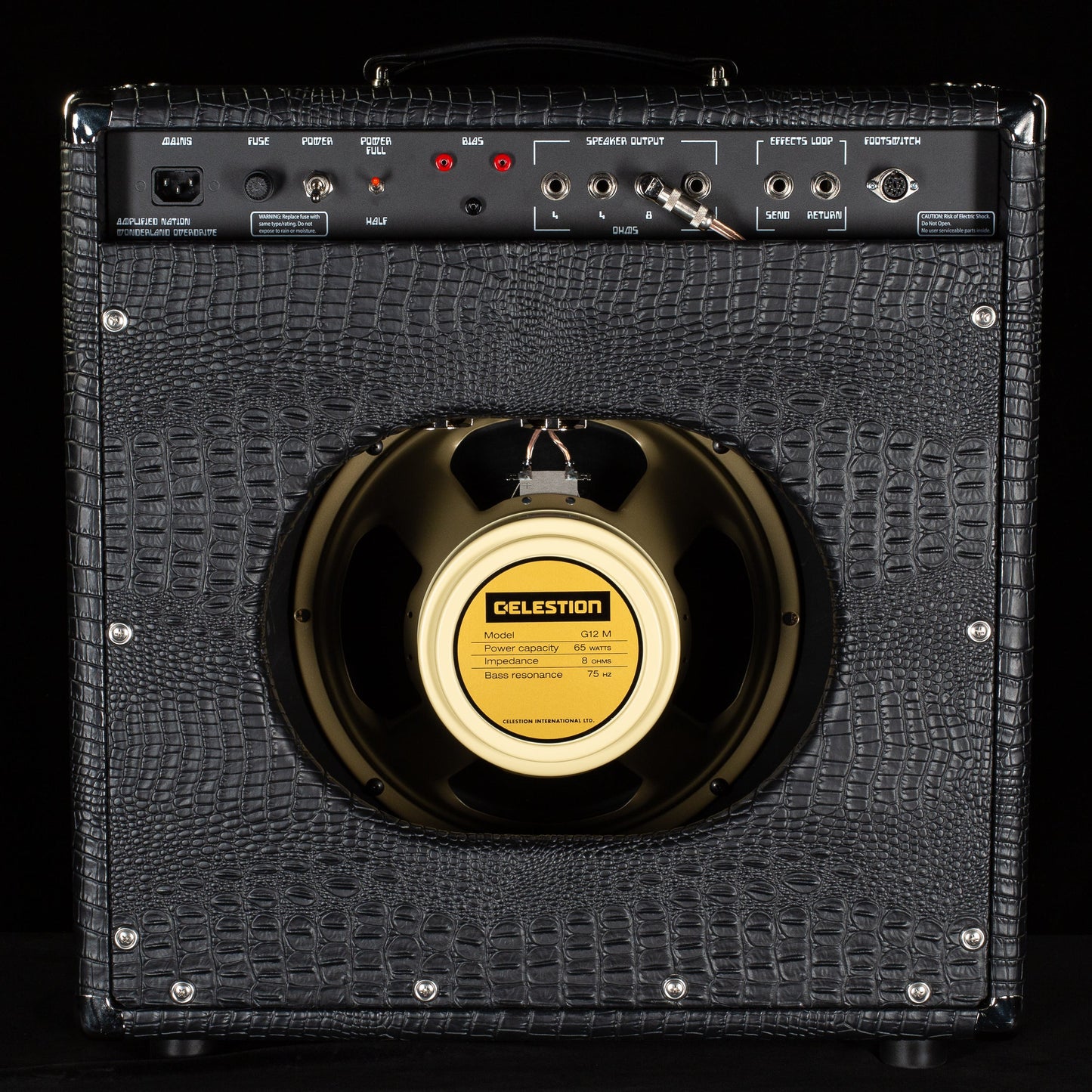 Amplified Nation Wonderland Overdrive 50w Combo Black Croc/Black Cloth + Creamback (660)