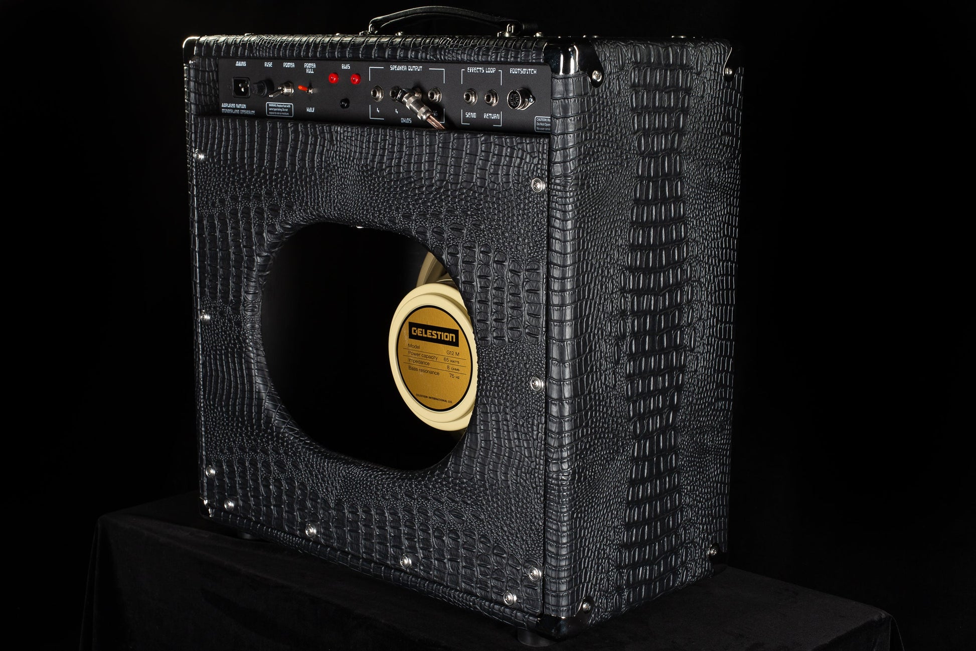 Amplified Nation Wonderland Overdrive 50w Combo Black Croc/Black Cloth + Creamback (660)