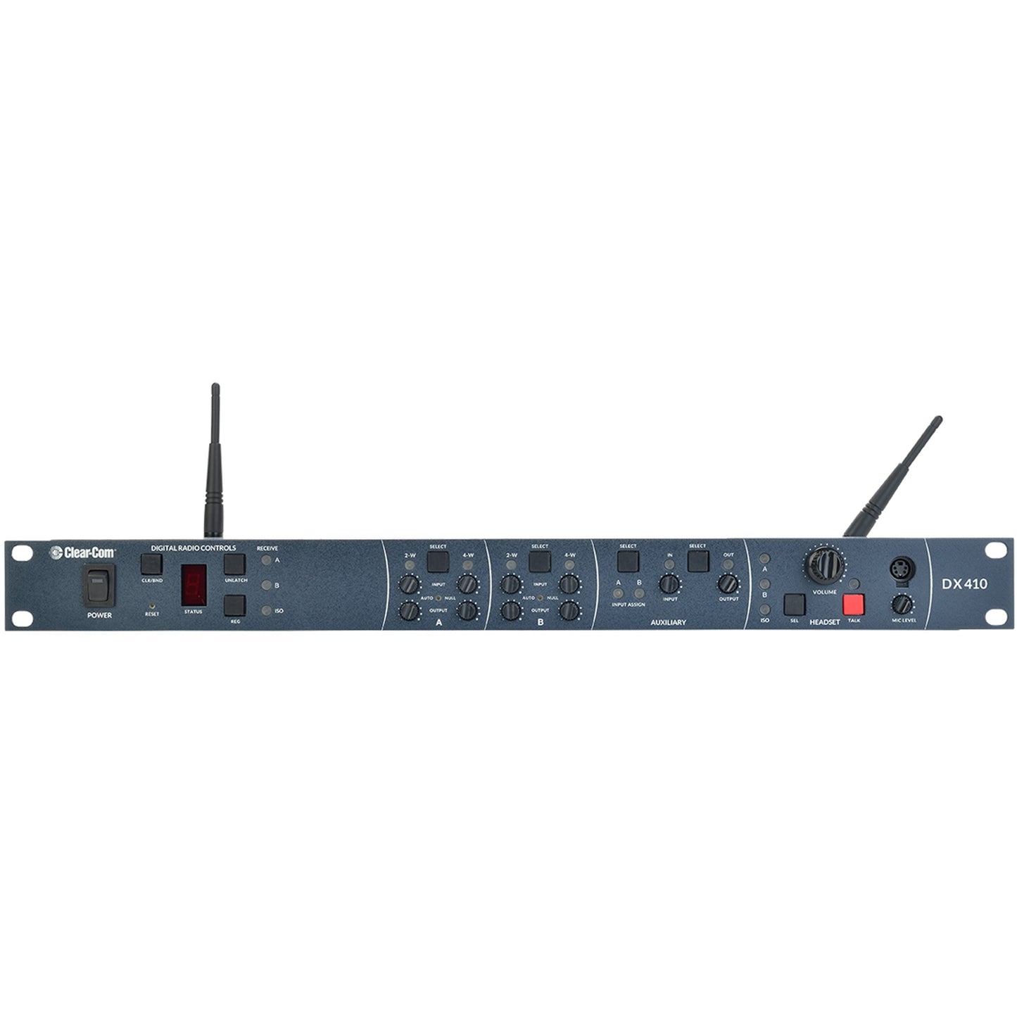 Clear-Com CZ-DX410-4UP 4-Up DX410 Belt Pack System with CC-15 Headsets