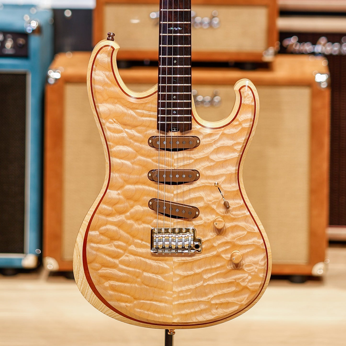Barlow Guitars Eagle - Master Grade Quilted Maple - Boutique Custom Shop Strat