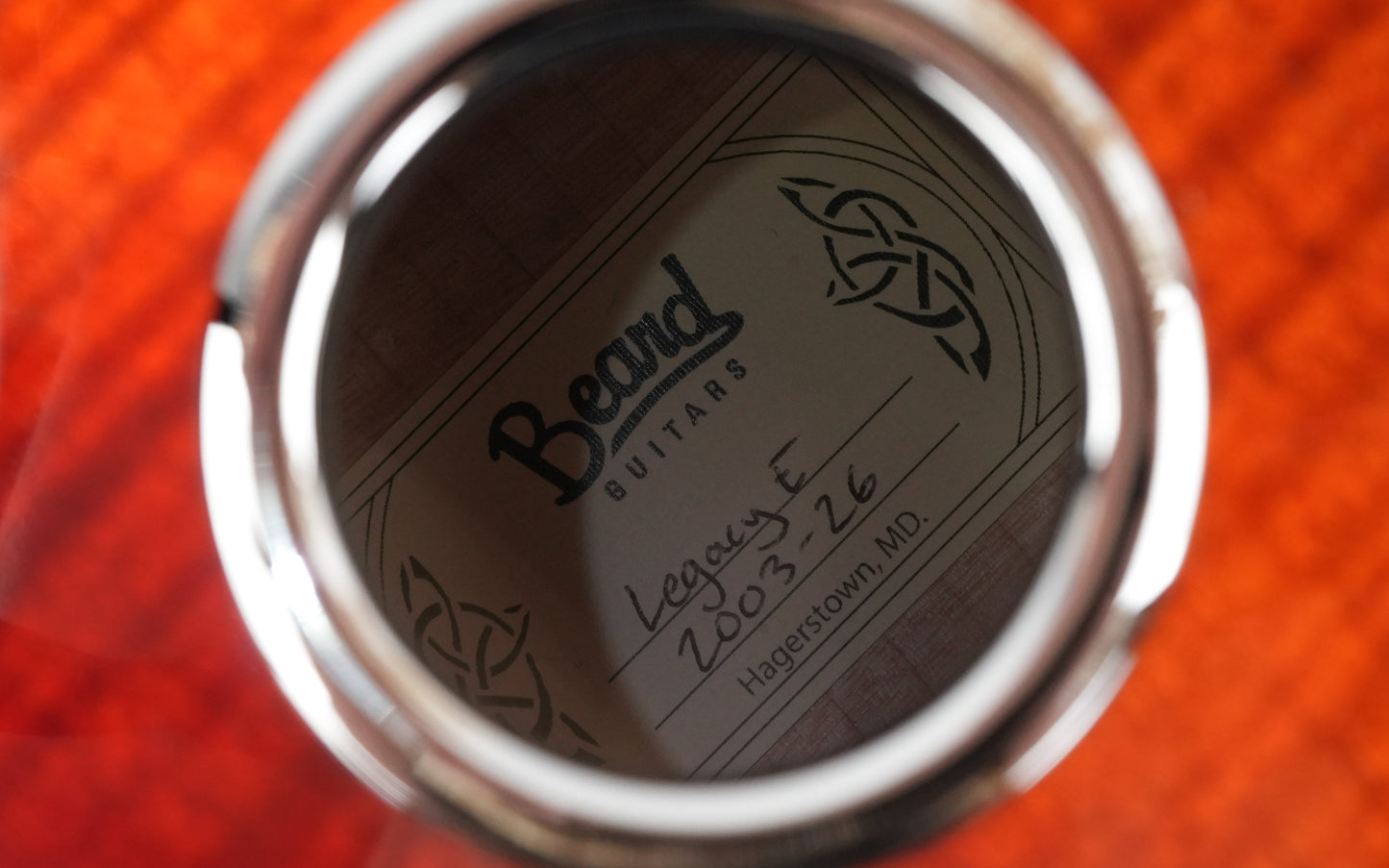 Beard Legacy E  Squareneck Curly Maple