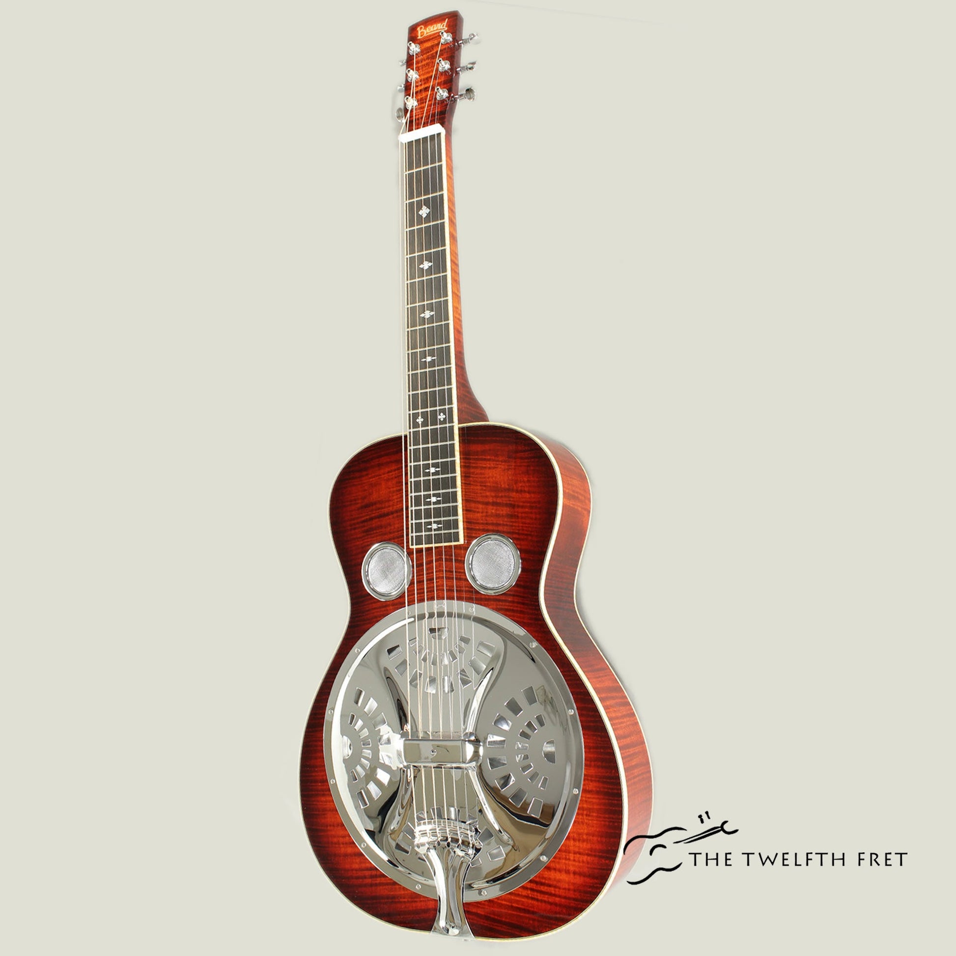 Beard R Model Flame Maple Squareneck Resonator Guitar