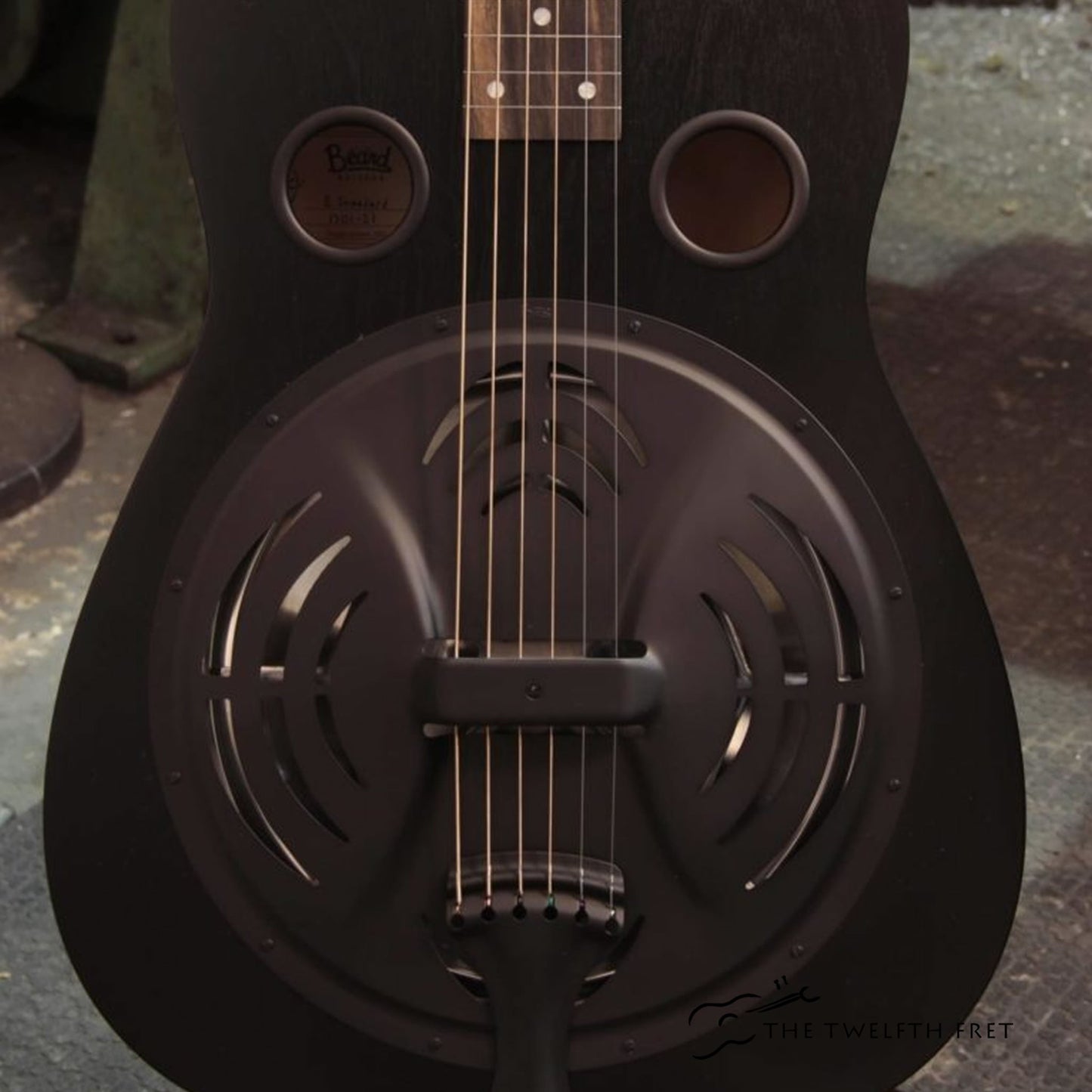 Beard Radio E Black Ice Squareneck Resonator Guitar