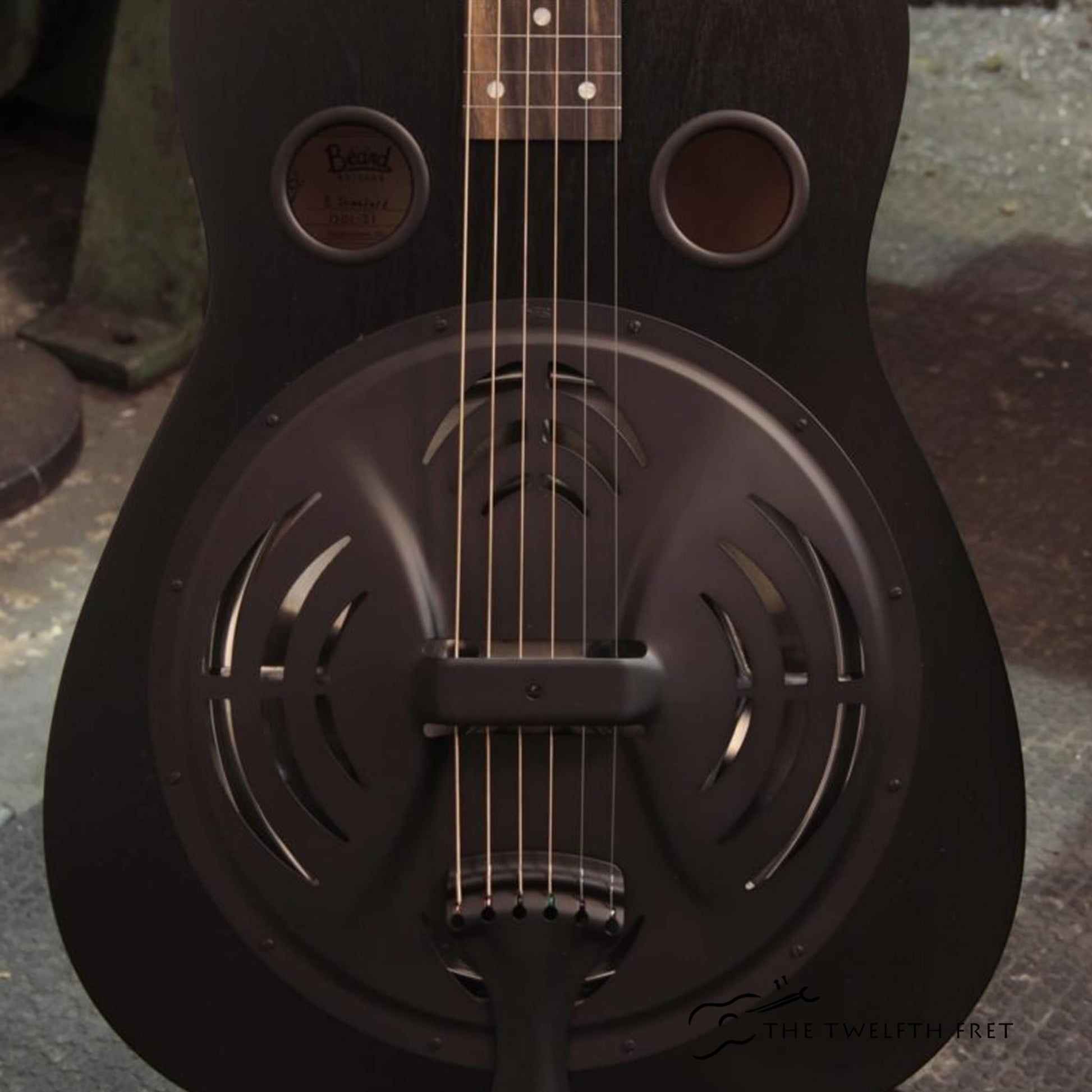 Beard Radio E Black Ice Squareneck Resonator Guitar