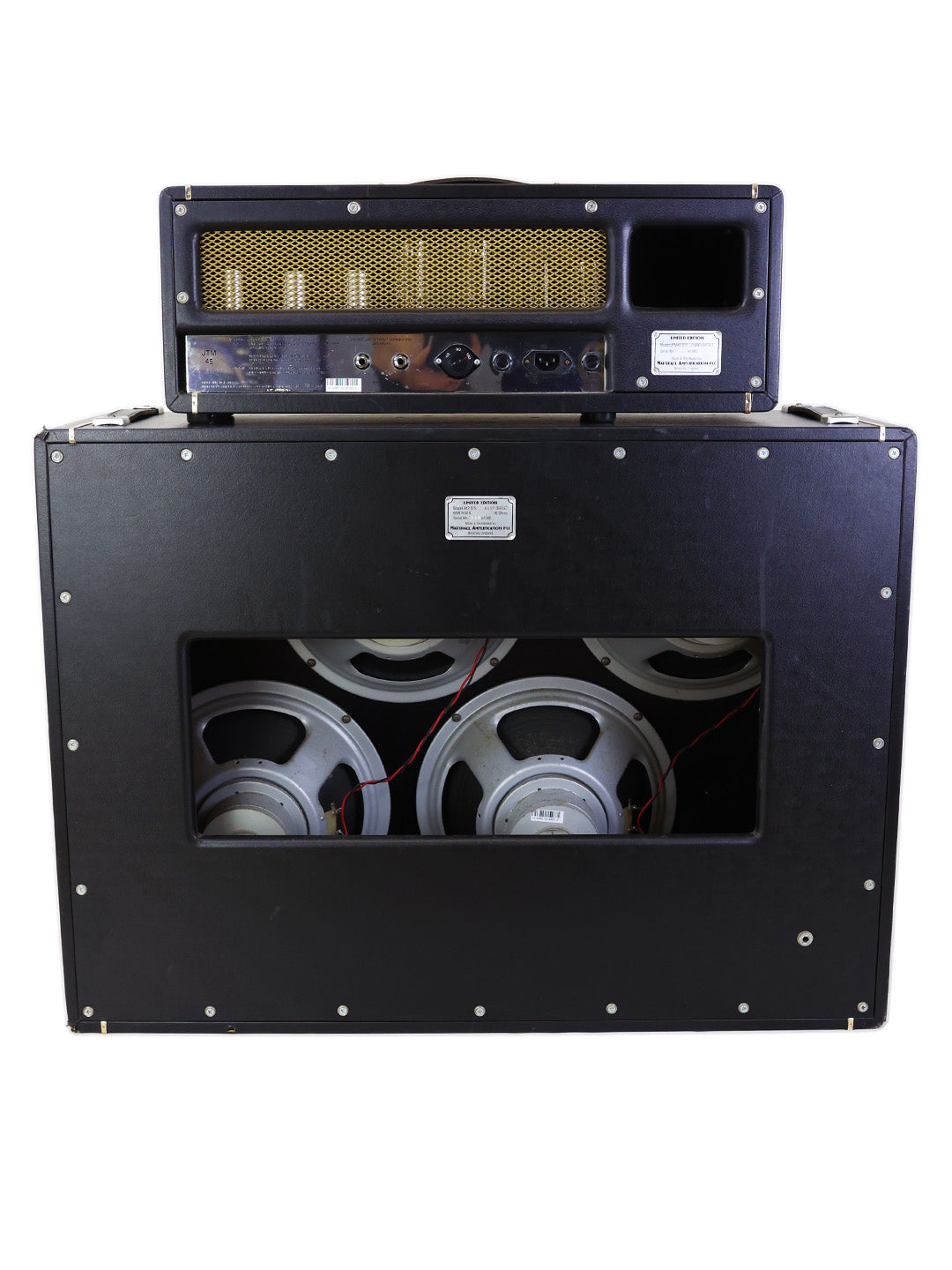 Marshall Offset Limited Edition JTM45 Head (259/300) + 412 Cabinet (266/300) - UK 2002