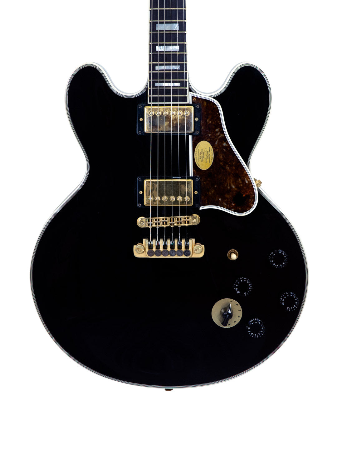 SOLD - Gibson Lucille Signed by BB King and Eric Clapton – USA 2000