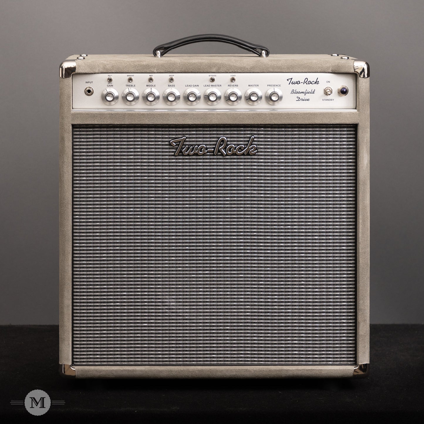 Two-Rock Amplifiers - Bloomfield Drive 40/20 Watt Combo - Silver Chassis - Silver Suede w/Silver Thread Cloth