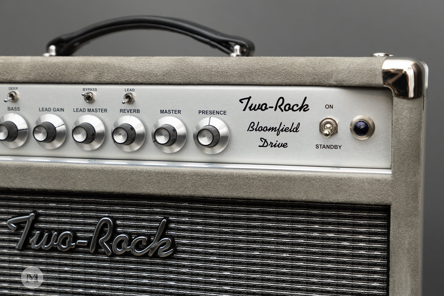 Two-Rock Amplifiers - Bloomfield Drive 40/20 Watt Combo - Silver Chassis - Silver Suede w/Silver Thread Cloth