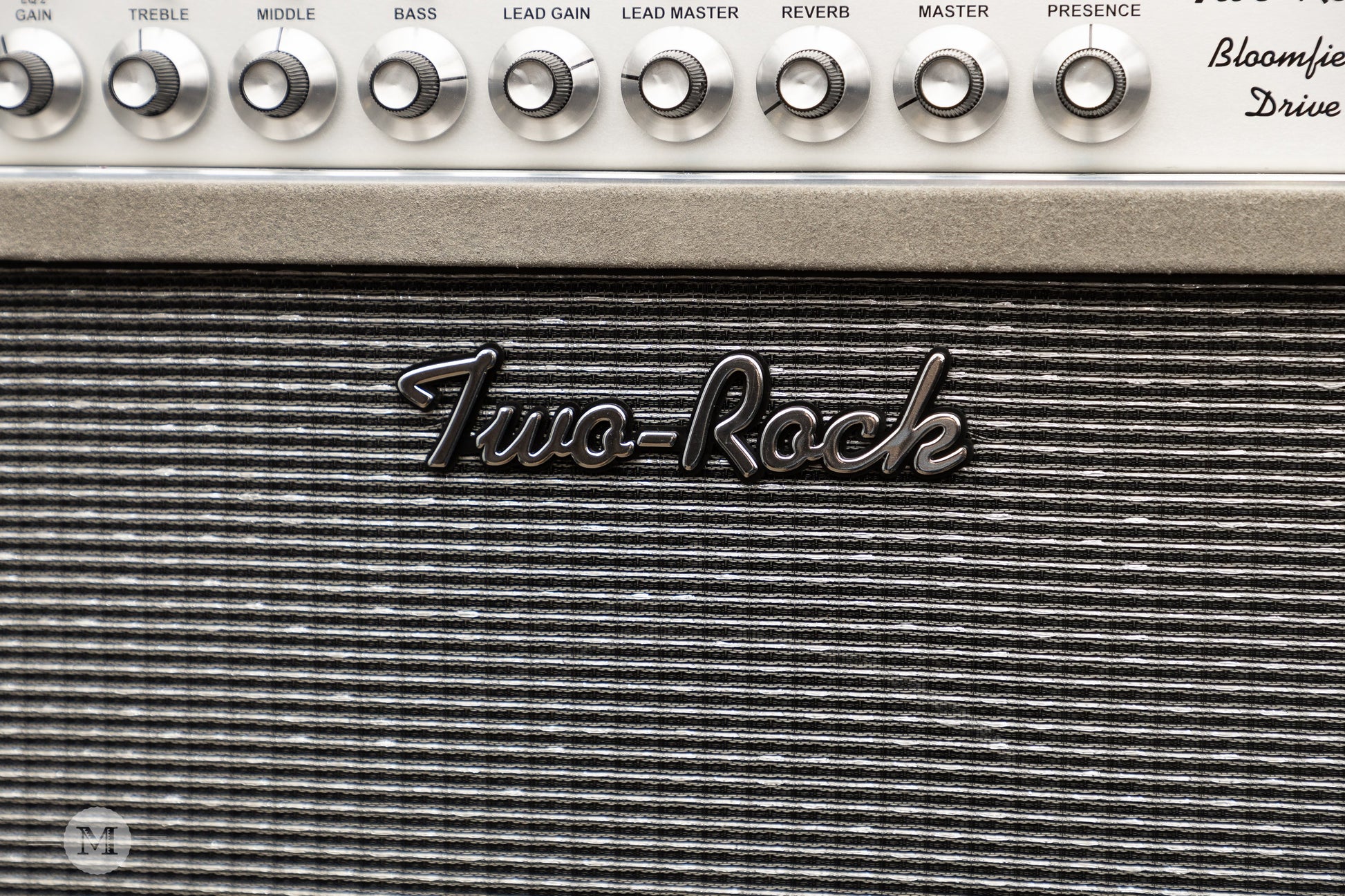 Two-Rock Amplifiers - Bloomfield Drive 40/20 Watt Combo - Silver Chassis - Silver Suede w/Silver Thread Cloth