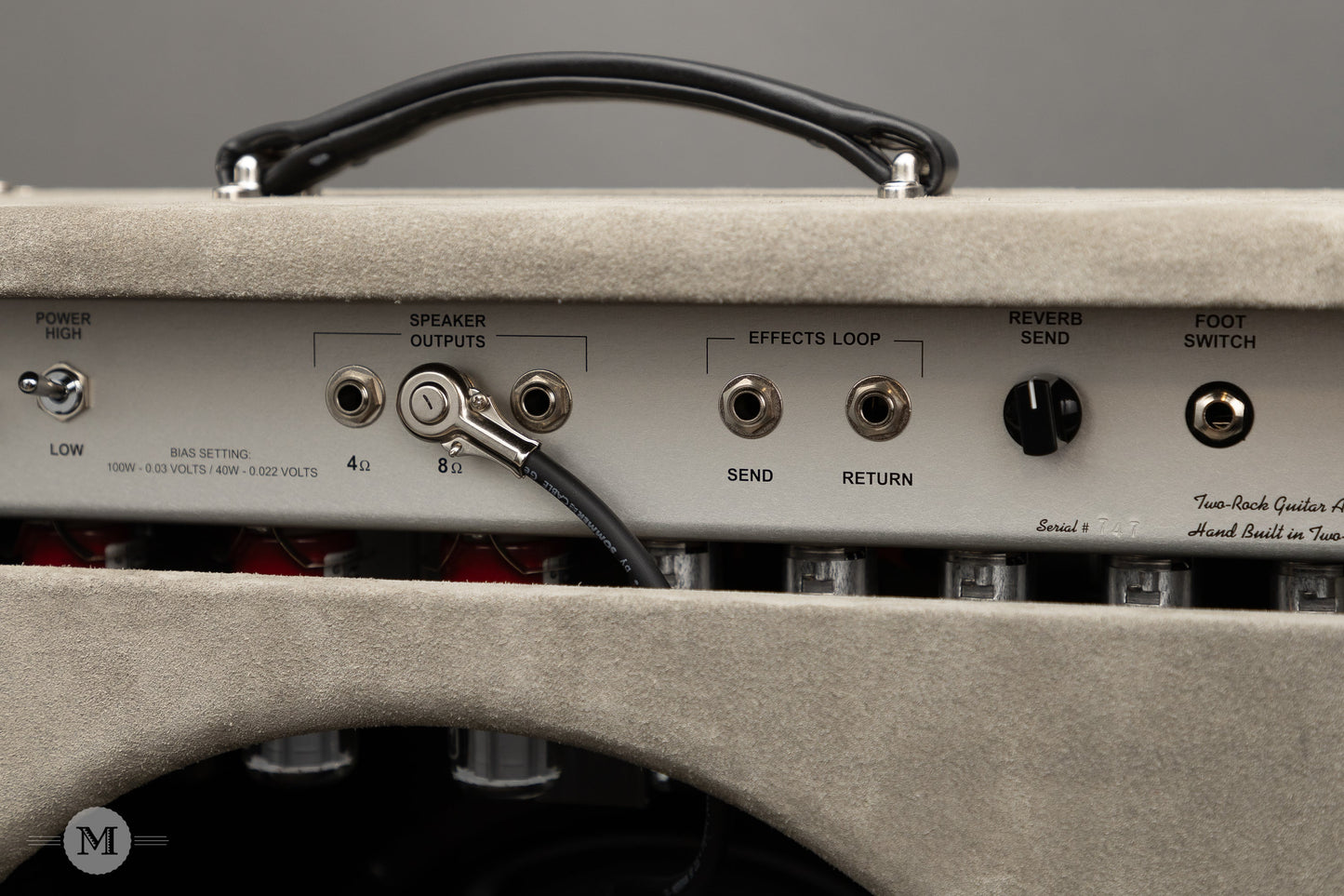 Two-Rock Amplifiers - Bloomfield Drive 40/20 Watt Combo - Silver Chassis - Silver Suede w/Silver Thread Cloth