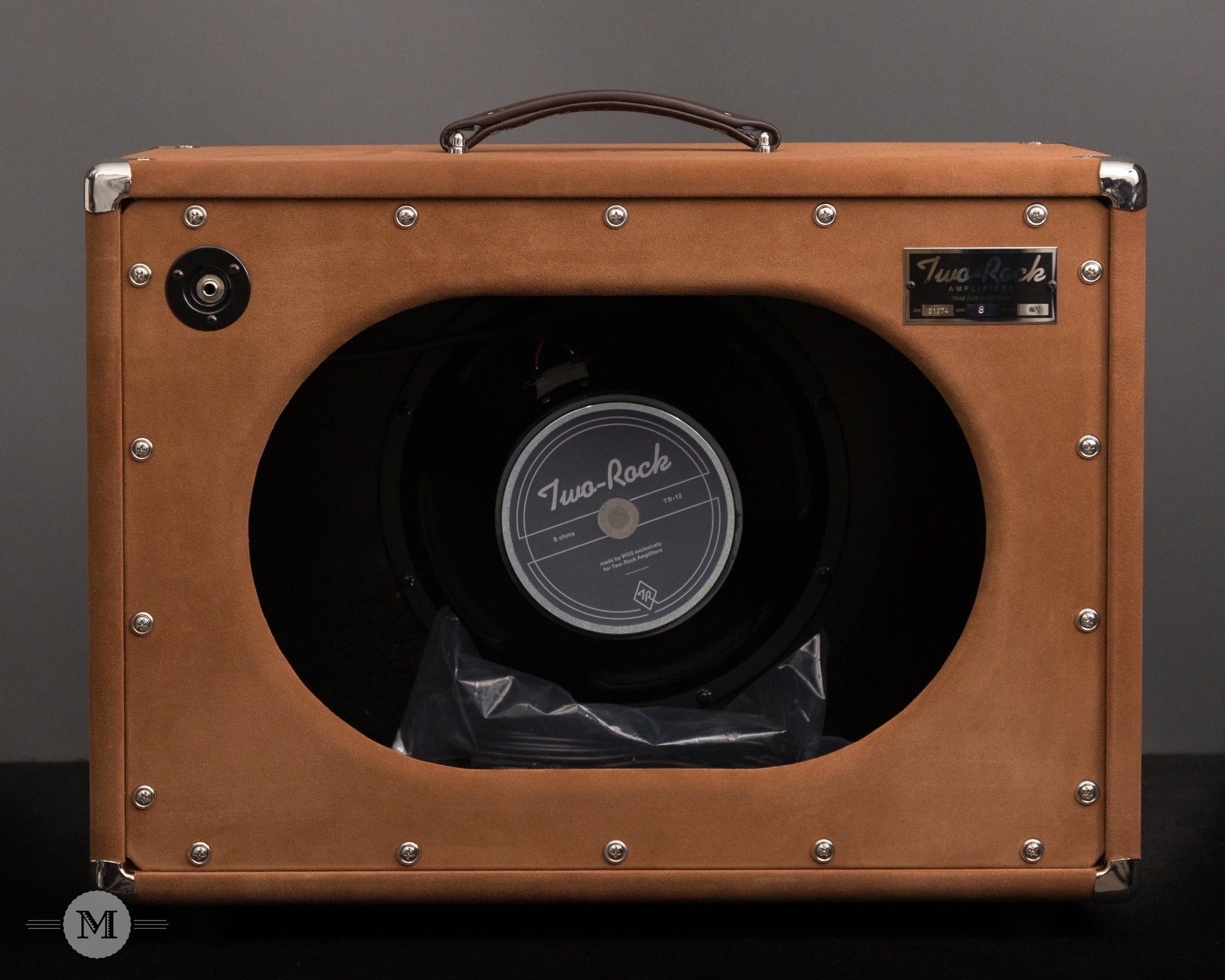 Two-Rock Amplifiers - Bloomfield Drive 40 Watt Head - Silver Chassis - Tobacco Suede w/Cane Cloth with Matching 1x12 Cabinet