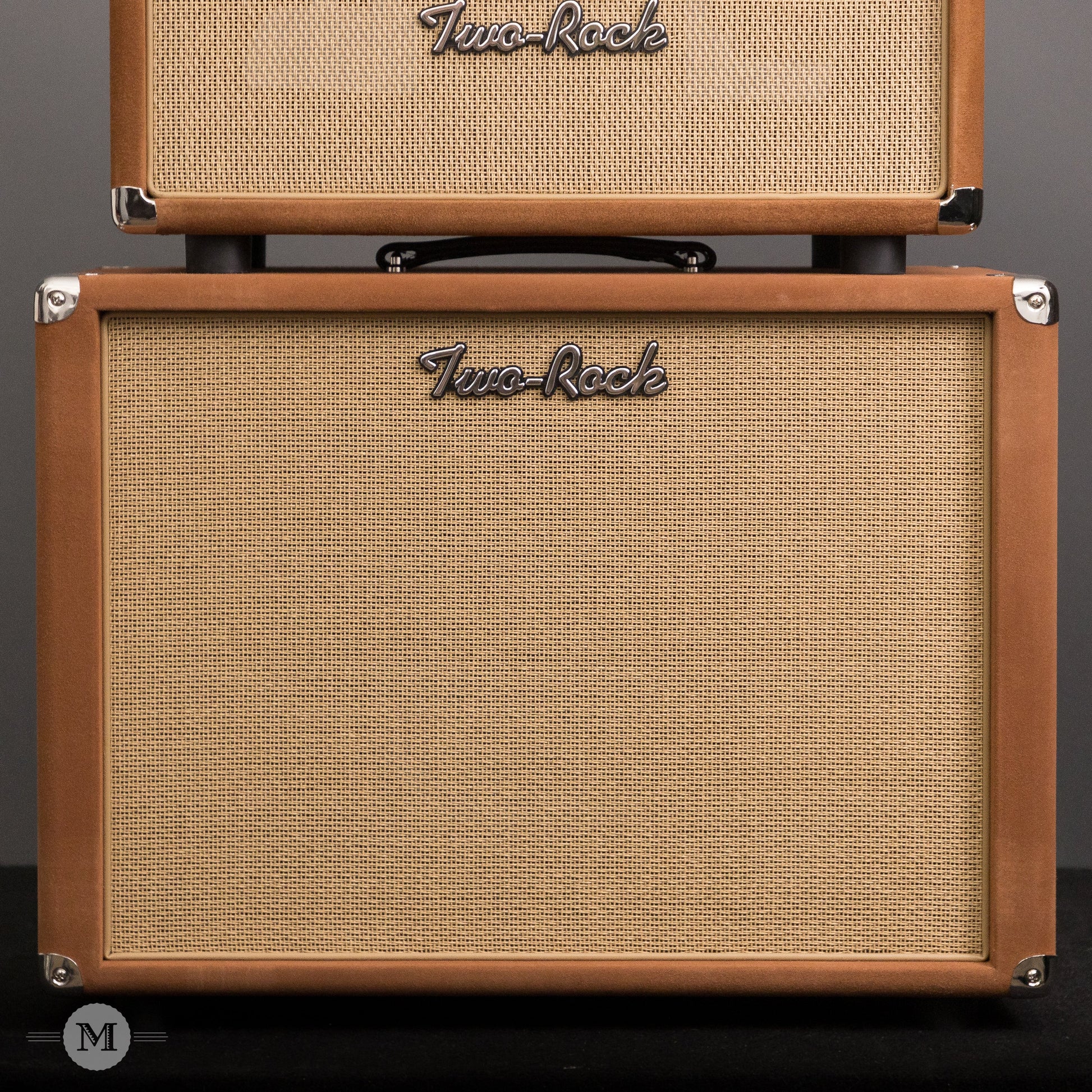 Two-Rock Amplifiers - Bloomfield Drive 40 Watt Head - Silver Chassis - Tobacco Suede w/Cane Cloth with Matching 1x12 Cabinet