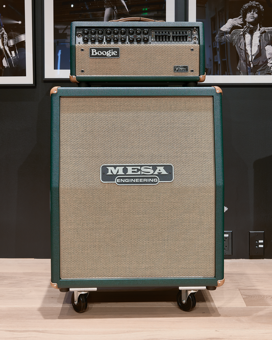 MESA/Boogie JP-2C 60/100W Head + 2x12 Guitar Cabinet - Emerald / Tan Jute