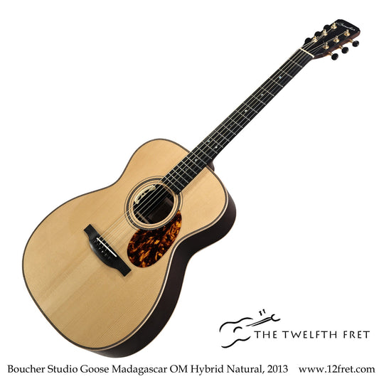 Boucher Studio Goose Madagascar OM Hybrid Natural, 2013   [USED]