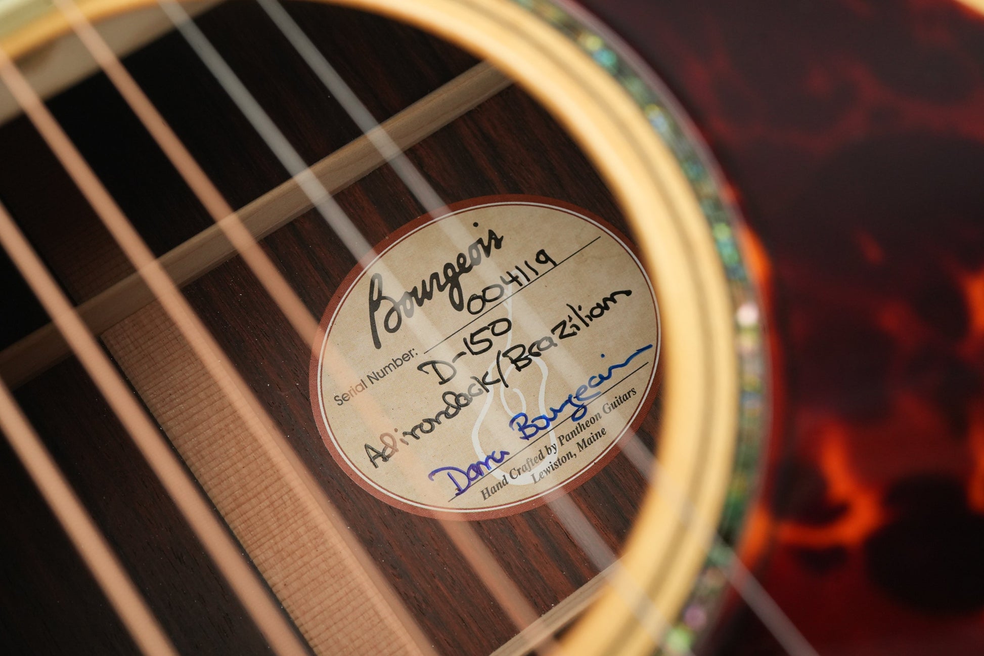 Bourgeois D150 Brazilian Rosewood Adirondack Spruce 2007