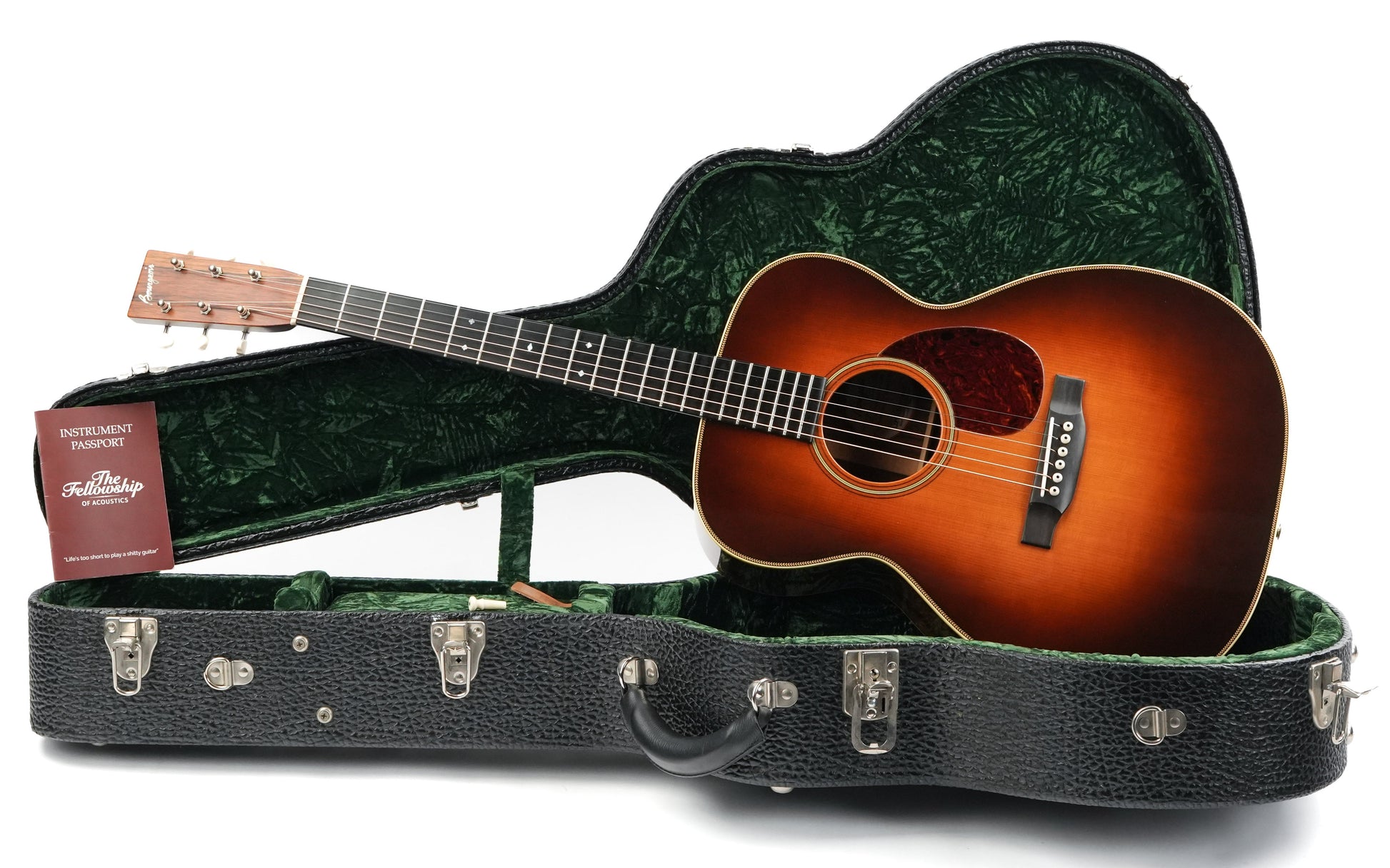 Bourgeois OM Aged Tone Adirondack Madagascar Sunburst 2015