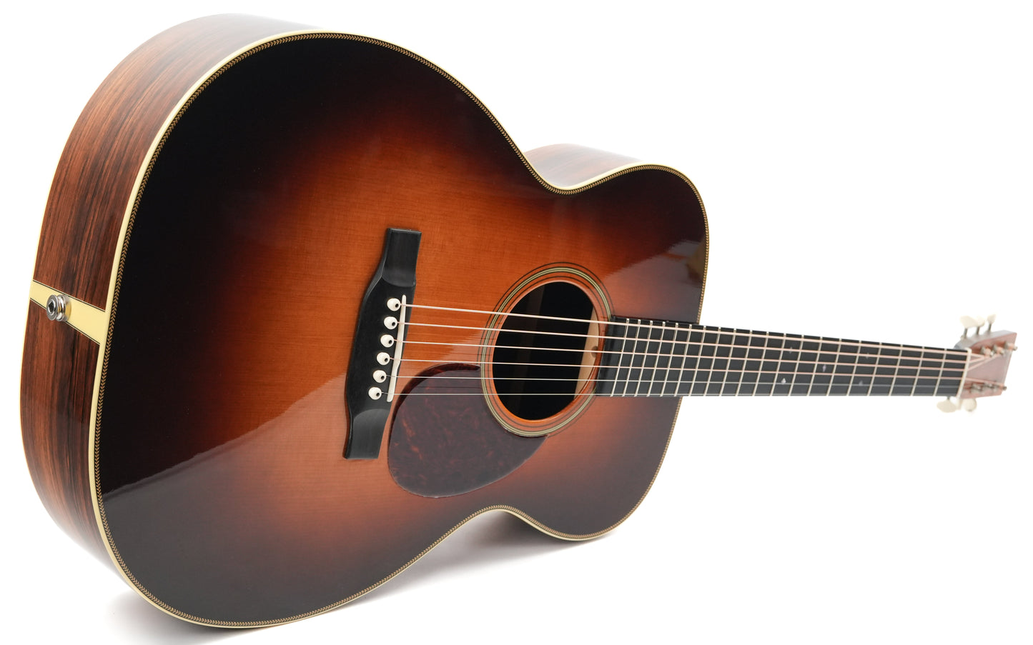 Bourgeois OM Aged Tone Adirondack Madagascar Sunburst 2015