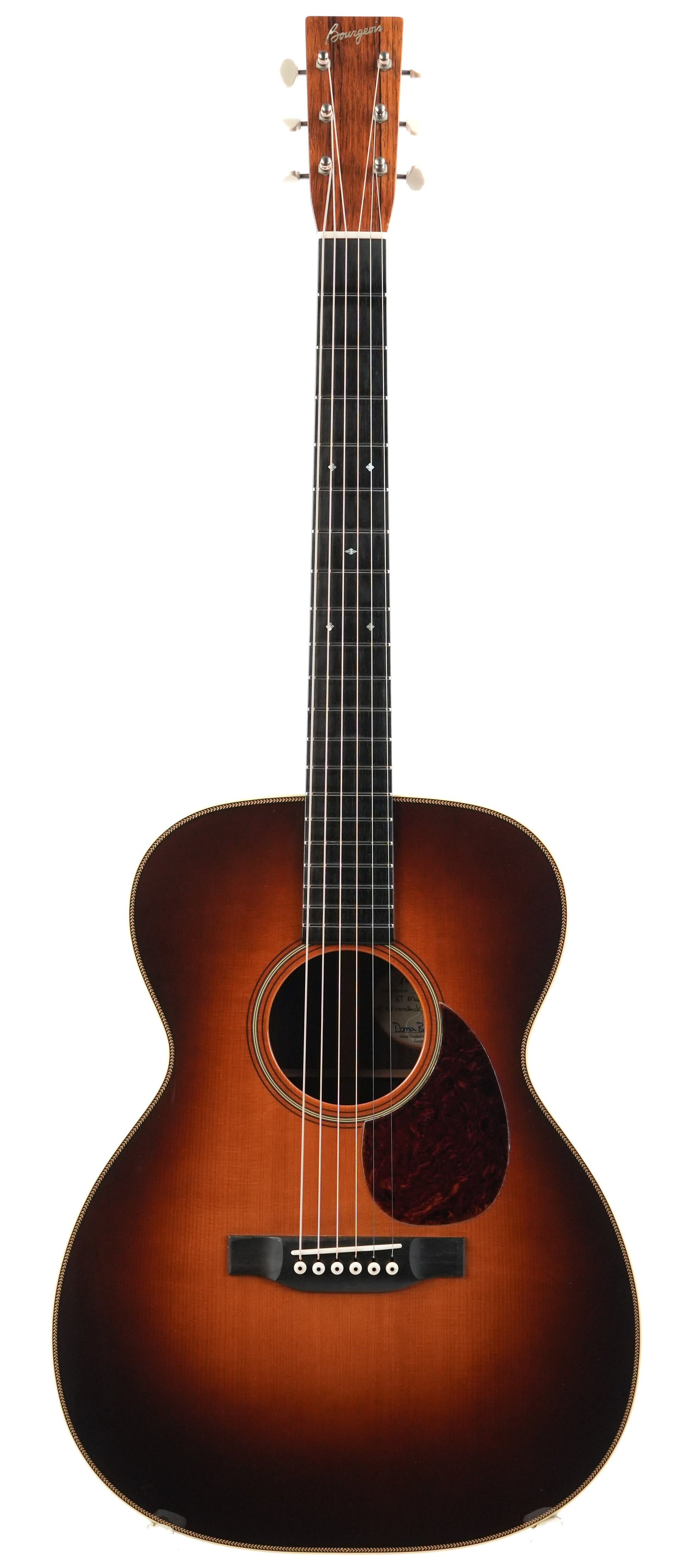 Bourgeois OM Aged Tone Adirondack Madagascar Sunburst 2015