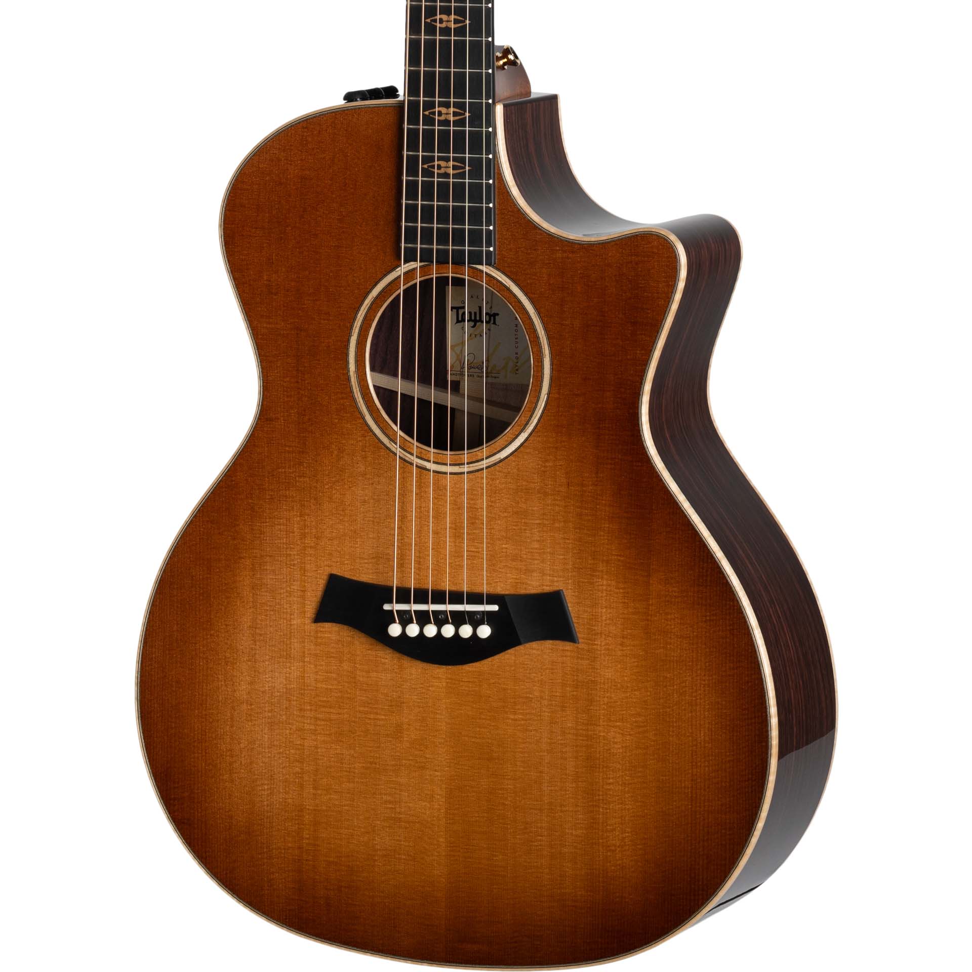 Taylor C414ce B4043 2024 NAMM Custom Acoustic Electric Guitar, Wild Honey Burst
