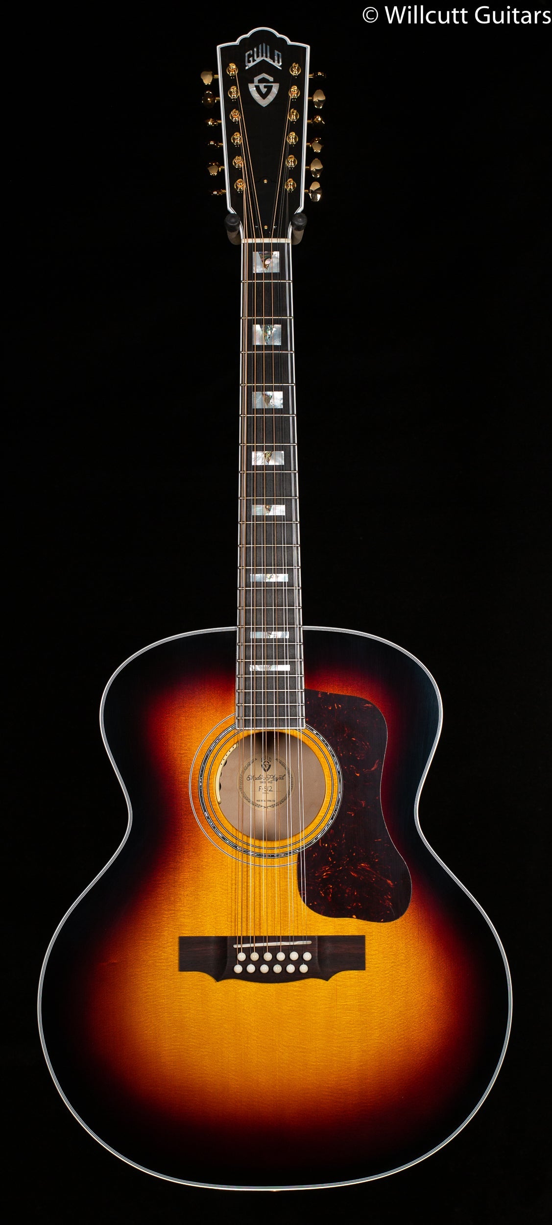 Guild F-512E Maple Antique Burst (225)