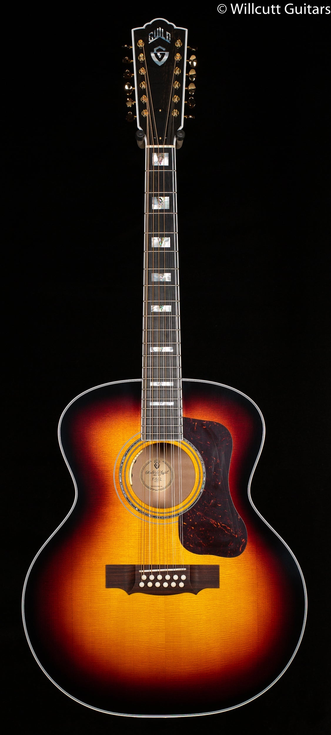 Guild F-512E Maple Antique Burst (402)