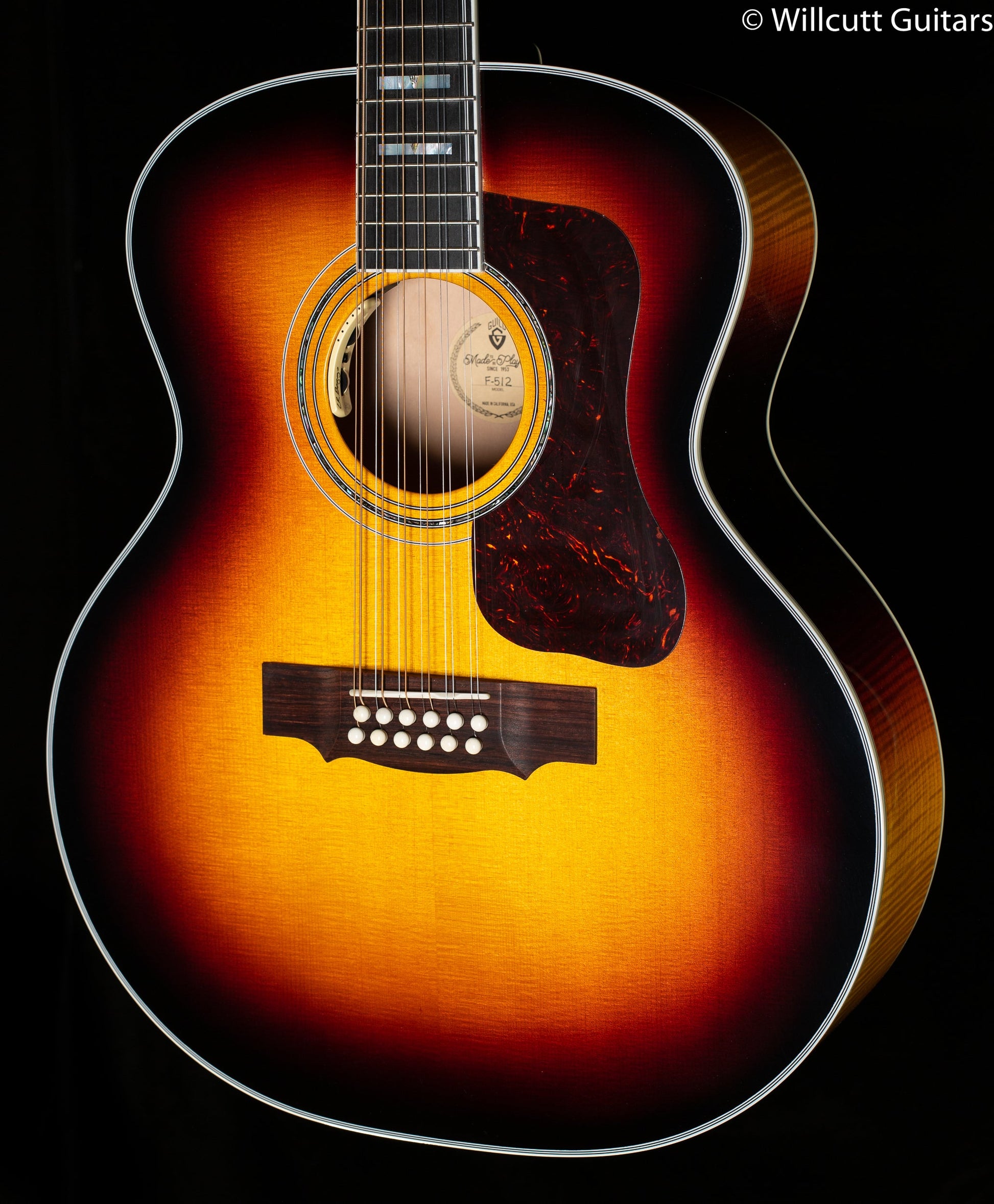 Guild F-512E Maple Antique Burst (402)