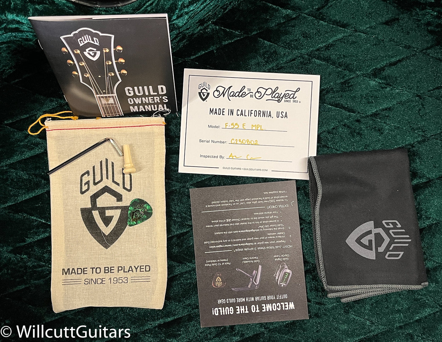 Guild F-55E Maple Antique Burst (802)