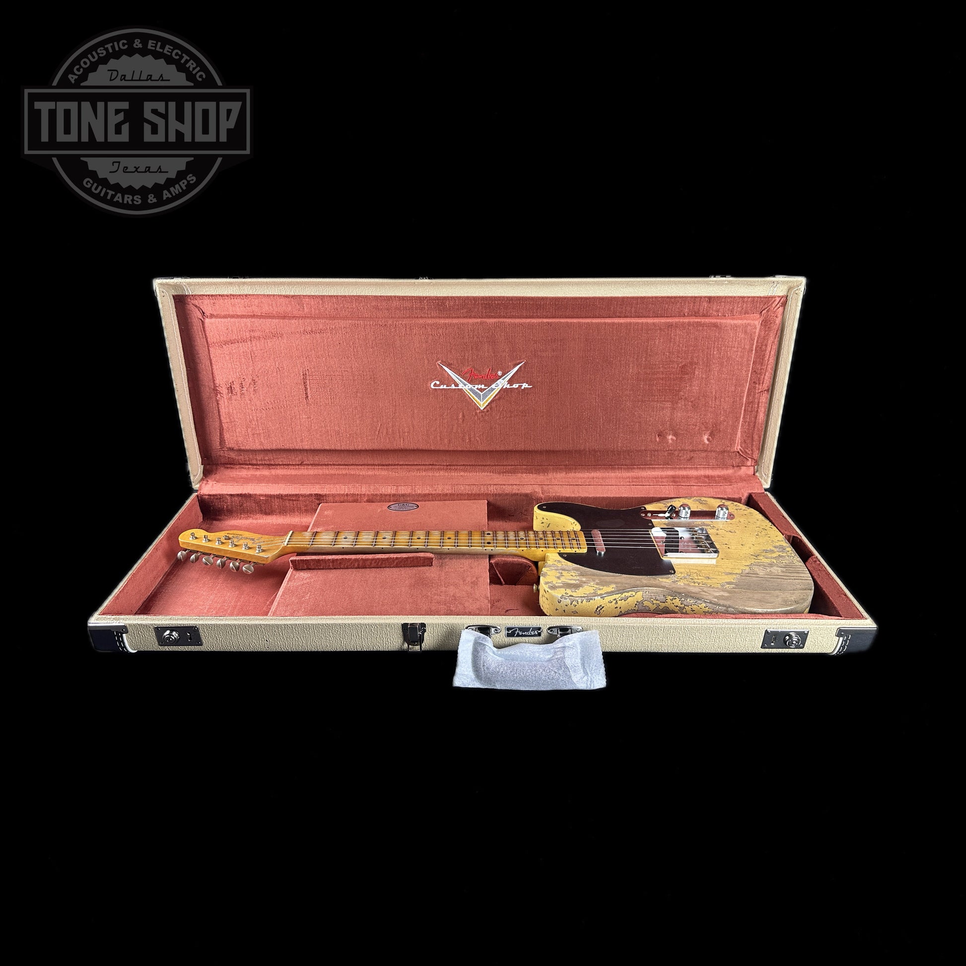 Fender Custom Shop Time Machine '54 Tele Super Heavy Relic Super Faded Aged Nocaster Blonde w/case