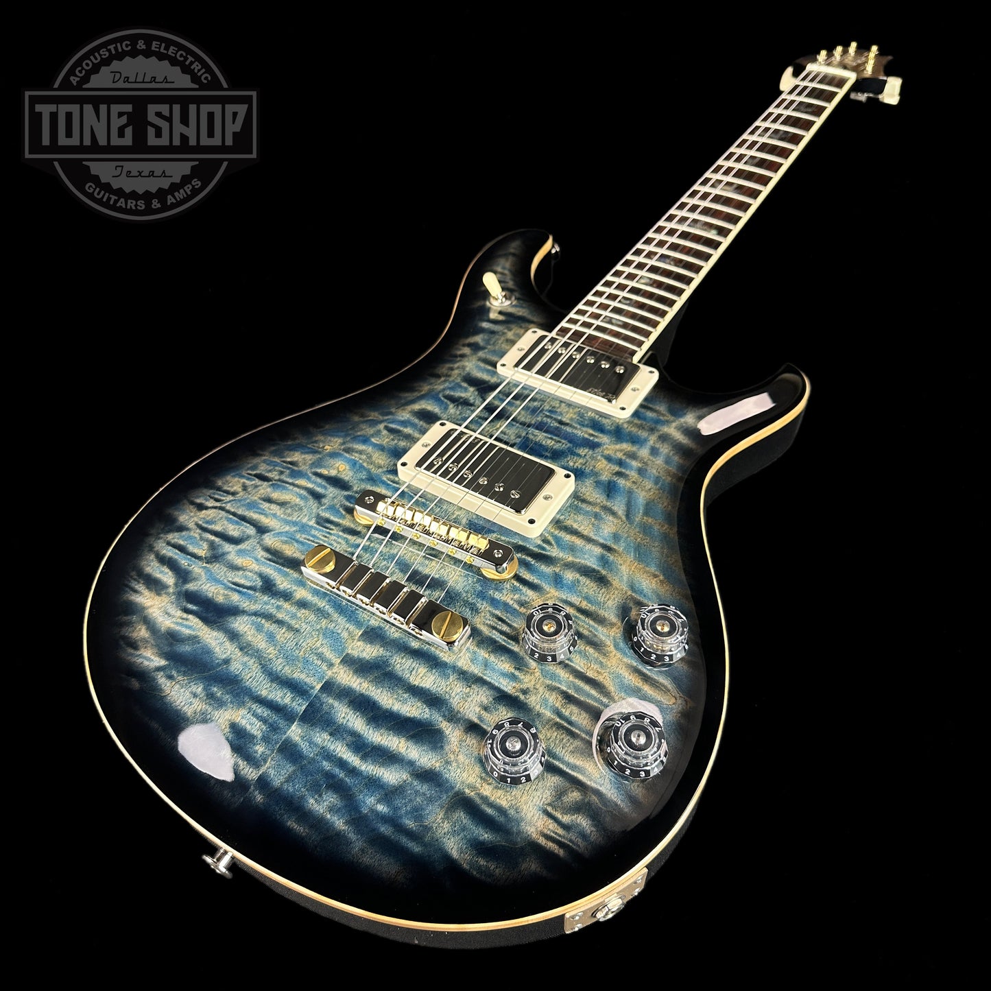 PRS Wood Library McCarty 594 10-top Quilt Faded Whale Blue Smokeburst w/case