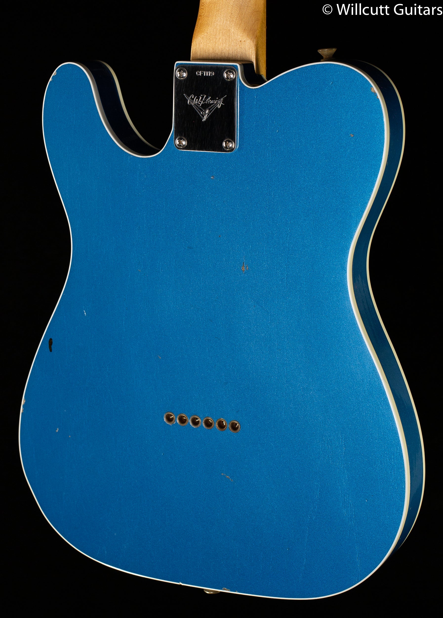 Fender Custom Shop Masterbuilt Chris Fleming '59 Telecaster Custom Journeyman Lake Placid Blue Brazilian Rosewood