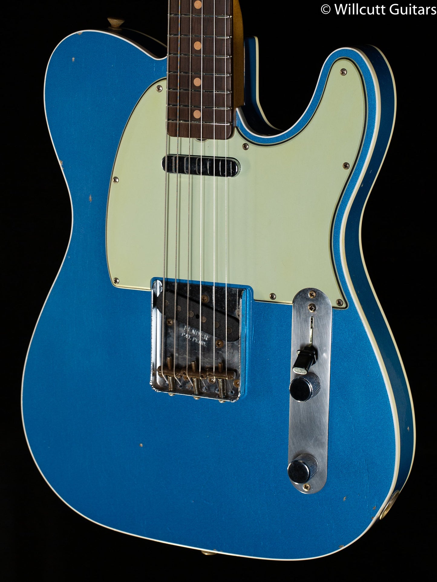 Fender Custom Shop Masterbuilt Chris Fleming '59 Telecaster Custom Journeyman Lake Placid Blue Brazilian Rosewood