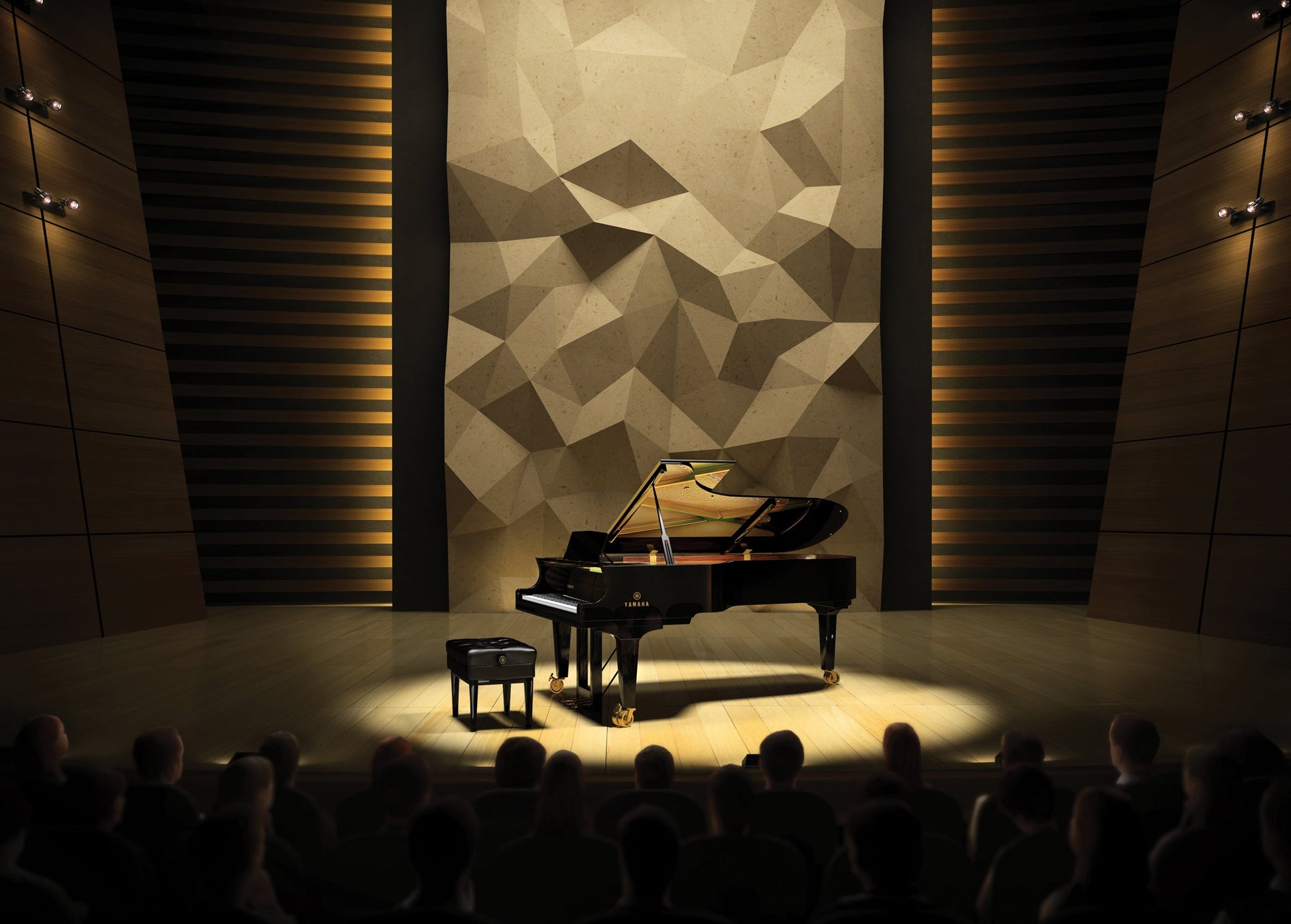 Yamaha CFX Concert Grand 9'