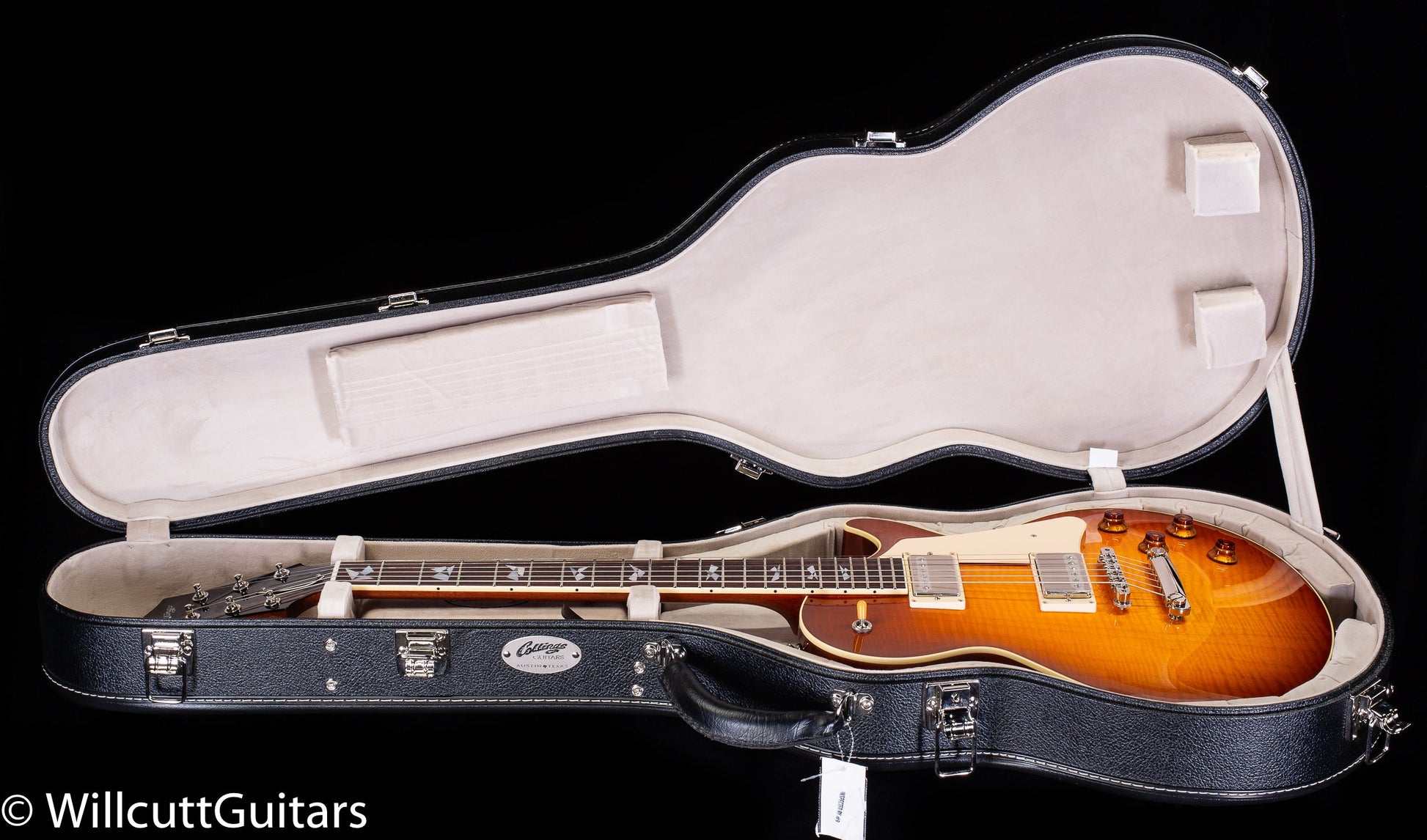 Collings City Limits Iced Tea Sunburst Broken Glass Fingerboard Inlay (477)