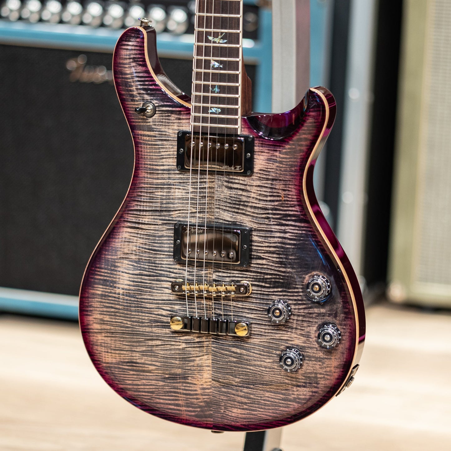 PRS Wood Library McCarty 594 10-Top - Charcoal Purple Burst