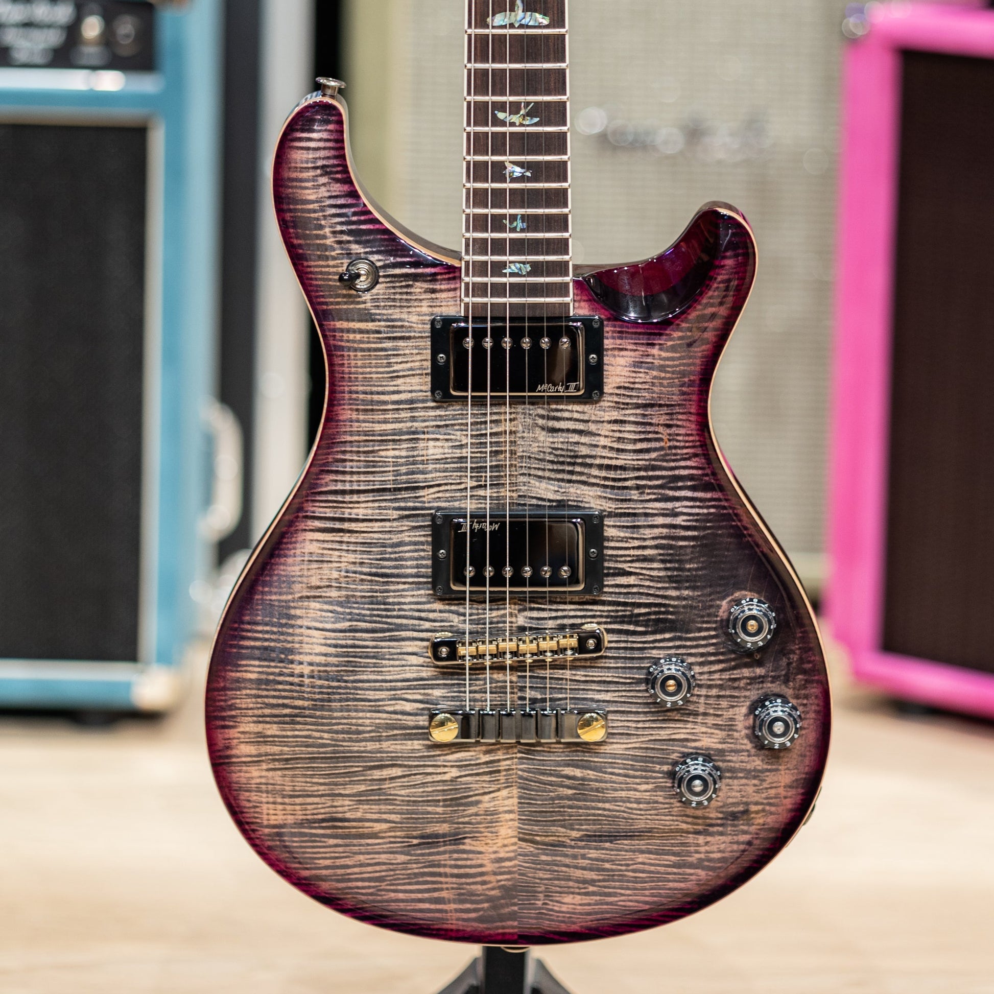 PRS Wood Library McCarty 594 10-Top - Charcoal Purple Burst