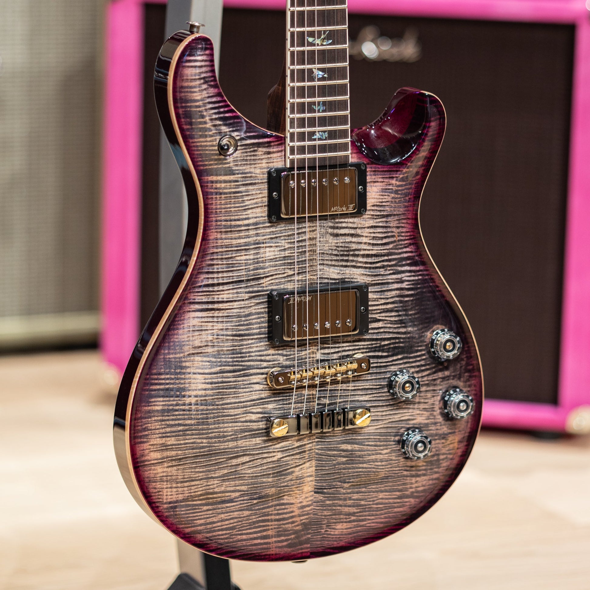 PRS Wood Library McCarty 594 10-Top - Charcoal Purple Burst